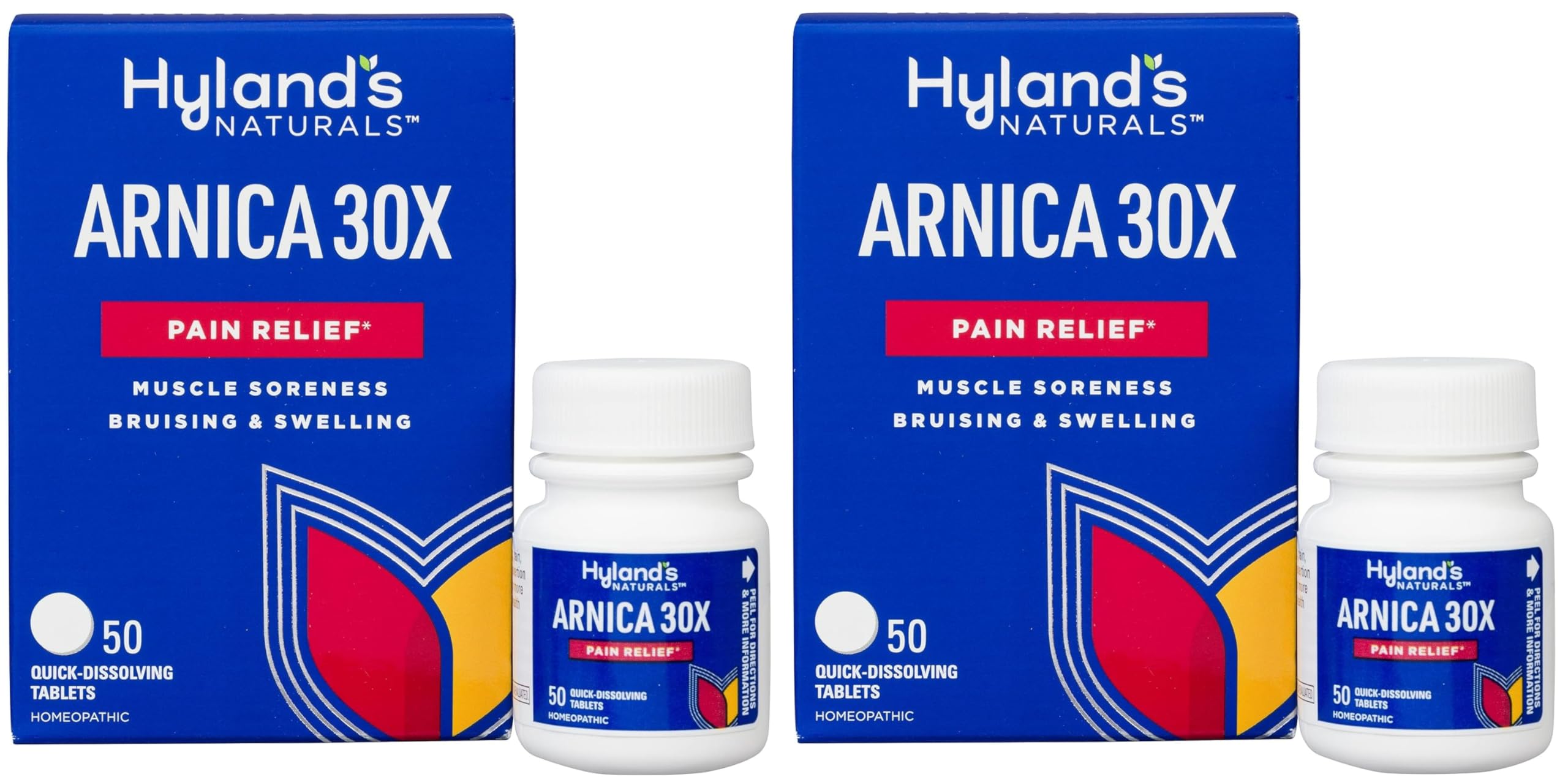 Hyland's Naturals Arnica Montana 30x Tablets, Natural Relief of Bruises, Swelling & Muscle Soreness Hyland's uk supplements