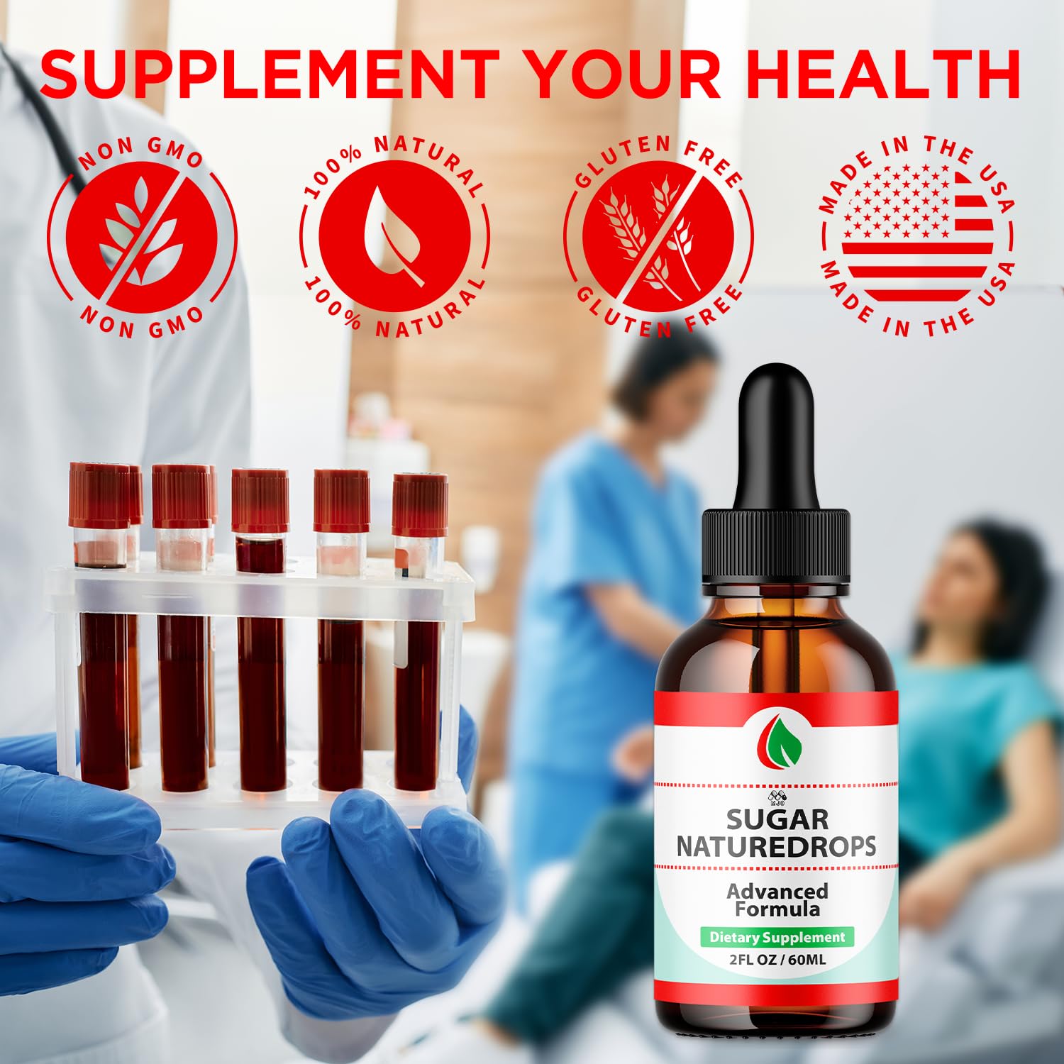 Sugar Nature Drops, Official SugarNature Blood Health Support Drops with All Natural Ingredients, Sugar Nature Liquid Supplement Optimal Health & Wellness Support with Premium Vitamins (30 Servings) MJO uk supplements