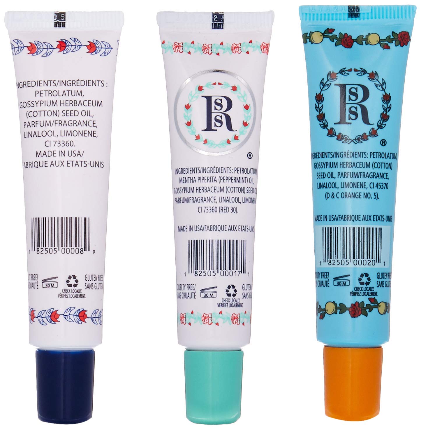 Smith's Rose Lip Balm Bulk- 3x0.5oz Premium All Purpose Lip Gloss Tubes & 3x0.8oz Lip Treatment Salve - Trio Lip Balm Tubes for Plump Lips & Cracked Skin Care - Christmas Gift Set, EBook Generic uk supplements
