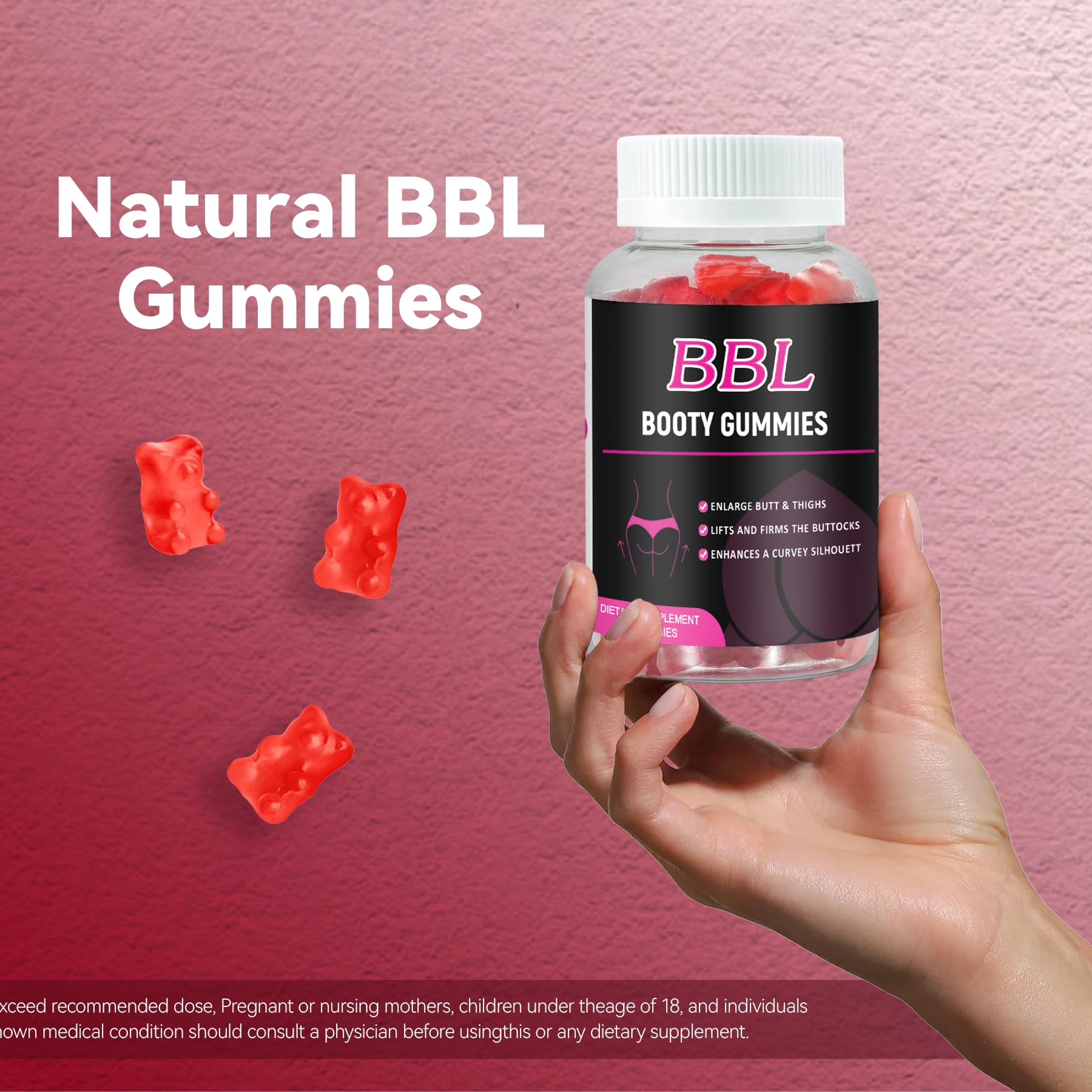 Aromlife BBL Gummies for Women, 60 Count Bear Shape Booty Gummies with Herbal Ingredients, BBL Vitamin Gummy with Fenugreek, Asian Ginseng, Motherwort, Saw Palmetto, Anise Seed & Vitamin C Aromlife uk supplements