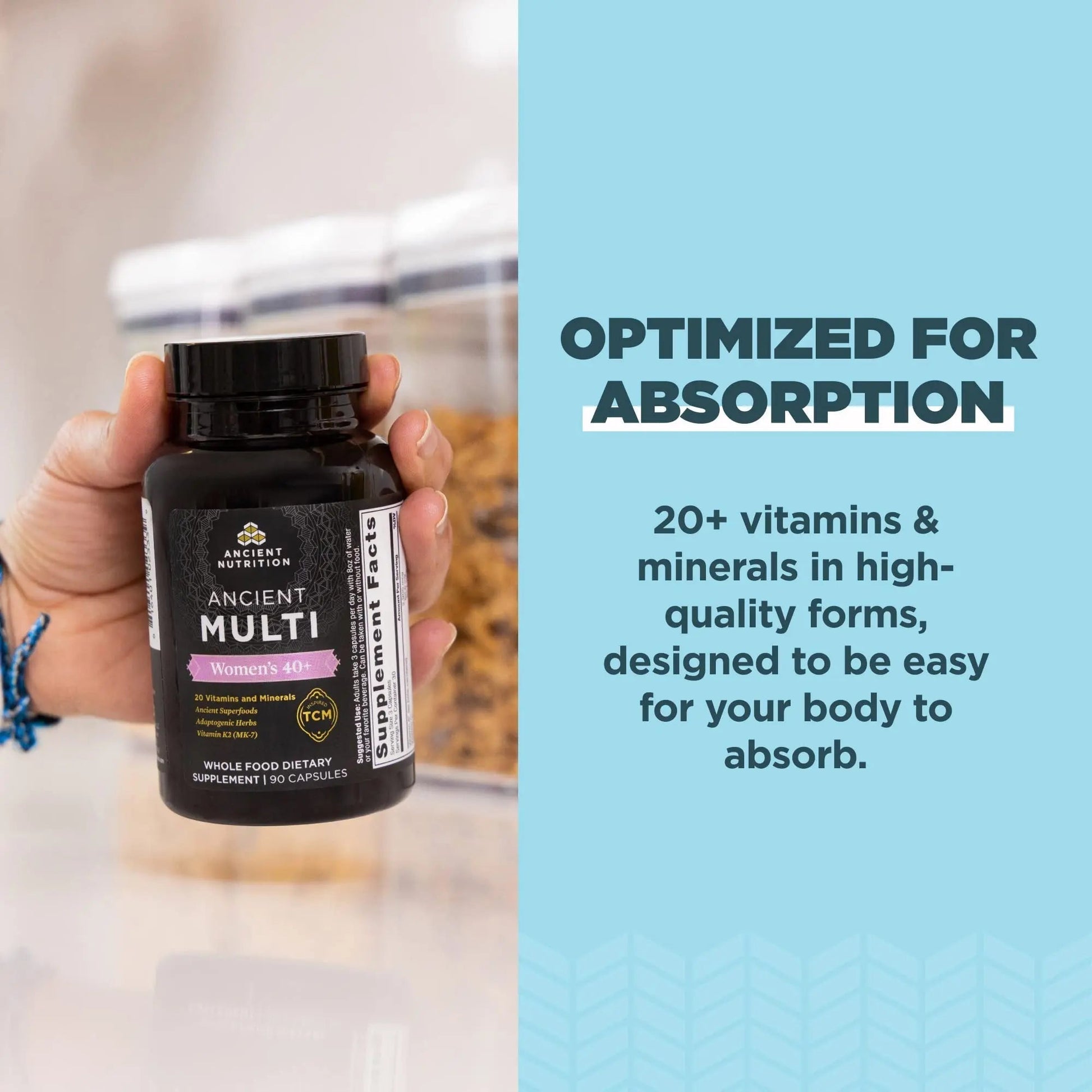 Ancient Nutrition Multivitamins for Men and Women, Age 40+ (90 Count) Ancient Nutrition uk supplements