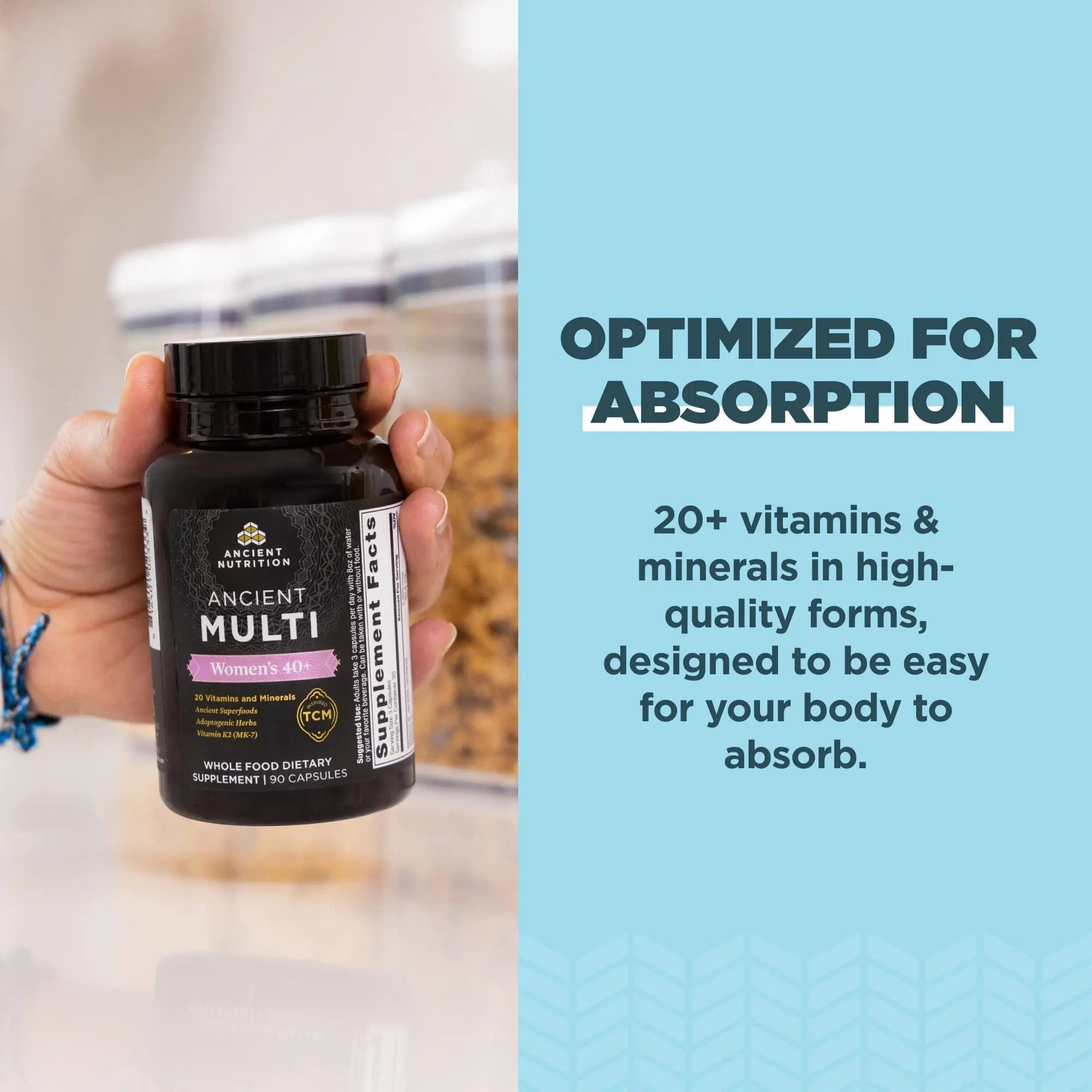 Ancient Nutrition Multivitamins for Men and Women, Age 40+ (90 Count) Ancient Nutrition uk supplements