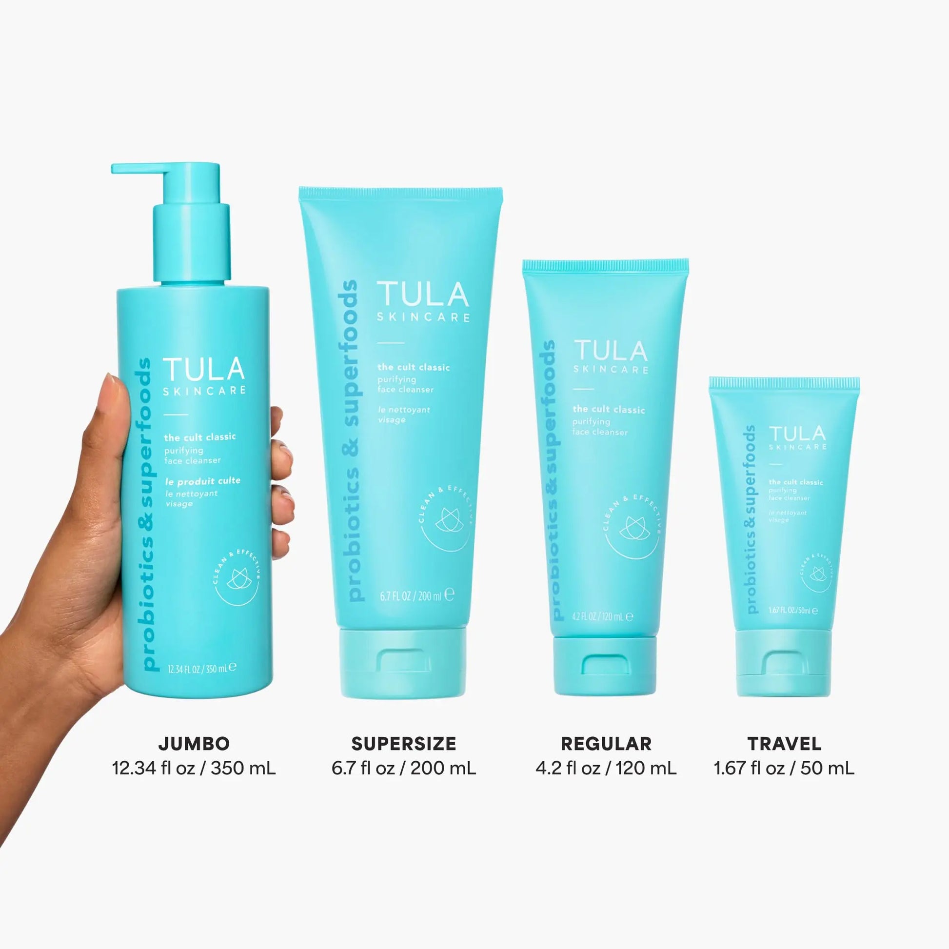 TULA Skin Care The Cult Classic Purifying Face Cleanser (Travel-Size) | Gentle and Effective Face Wash, Makeup Remover, Nourishing and Hydrating | 1.67 oz. TULA uk supplements