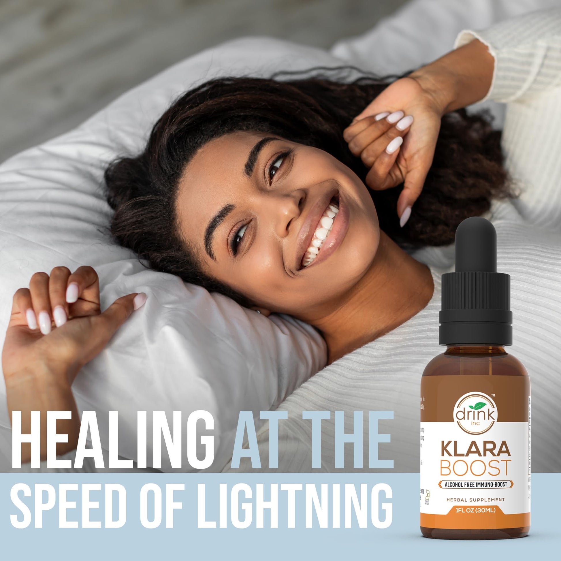 Drink Inc Klara Boost Alcohol Free Immuno-Boost | 30ML Herbal Supplement Drink Inc uk supplements