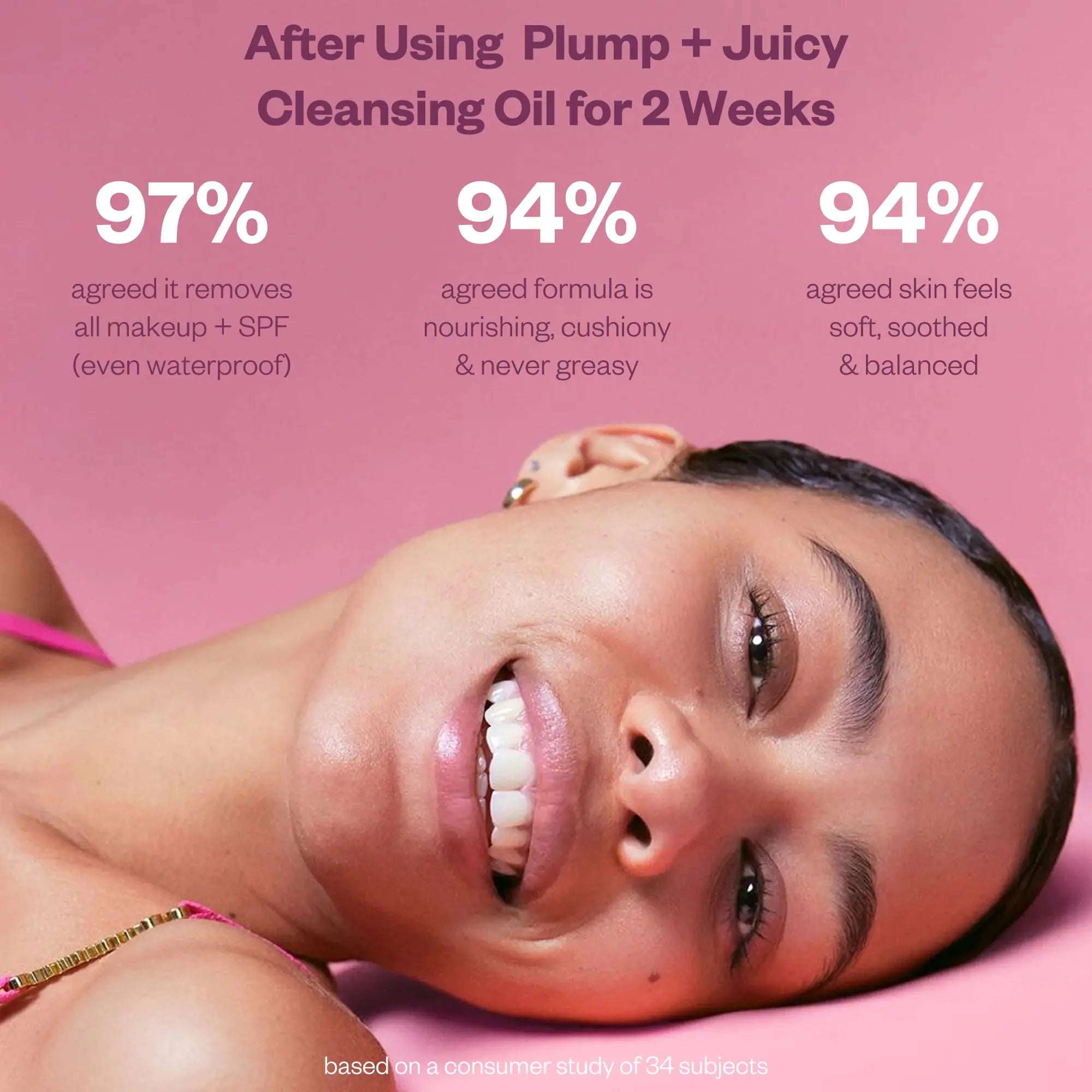 Kosas Plump + Juicy Cushiony Calm Botanical Cleansing Oil – Hydrating Makeup Remover for Sensitive Skin, Non-Greasy Oil Cleanser with Ceramides & Squalane for Soft, Soothed Skin Kosas uk supplements