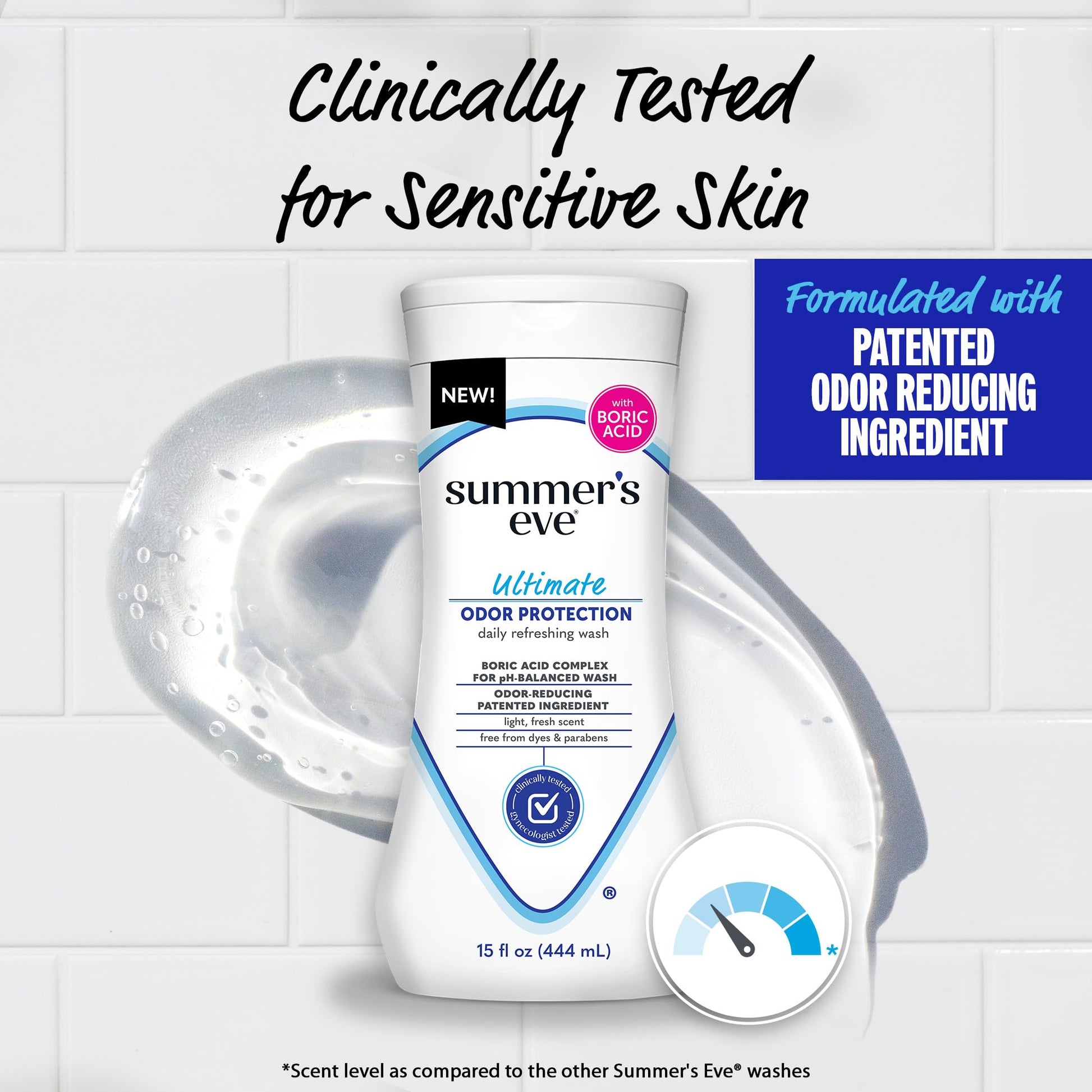 Summer's Eve, Ultimate Odor Control, Feminine Body Wash with Boric Acid, Removes Odor Summer's Eve uk supplements
