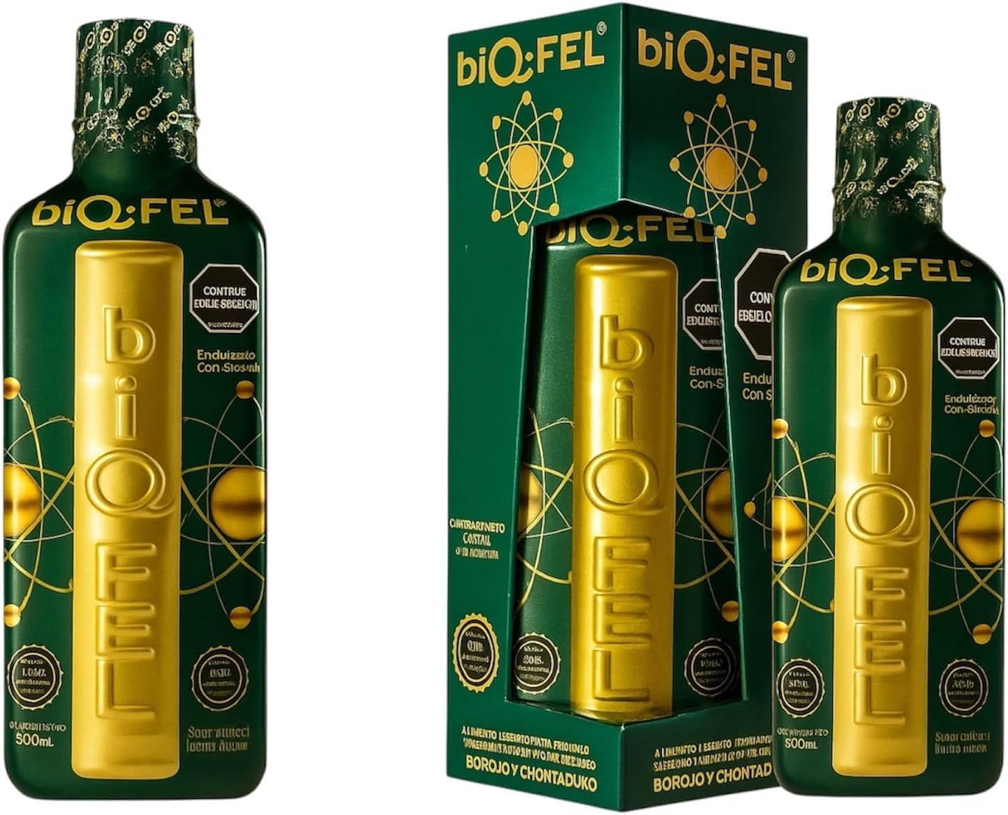 biQ-FEL Daily Multivitamin for Men and Women Liquid Natural Extracts Energy Focus 500ml biQ-FEL uk supplements