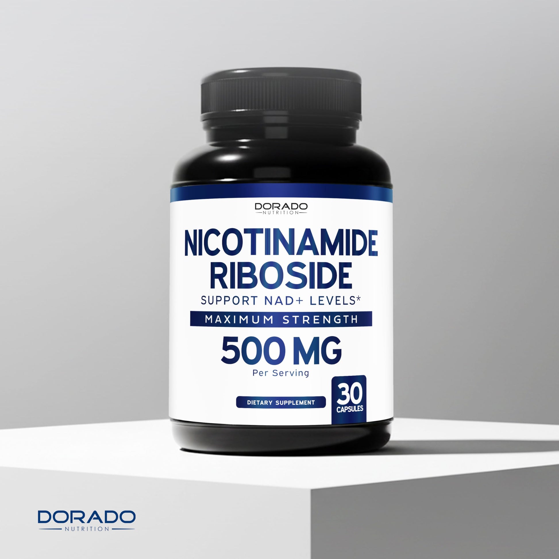 Nicotinamide Riboside 500mg (30 Count) NAD Supplement - NR Supplement For Women & Men to Support NAD+ Levels - NAD Booster - Third Party Tested - Vegan Safe, Non GMO & USA Made (30 Capsules) DORADO NUTRITION uk supplements