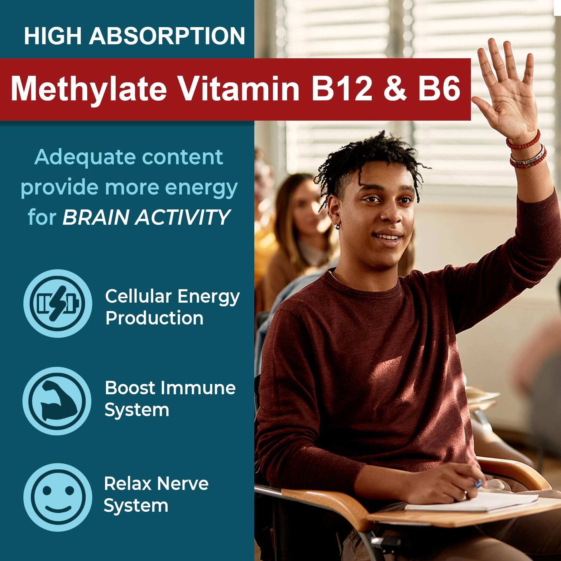 11-IN-1 Brain Supplement for Memory and Focus with L-Tyrosine L-Theanine, Methylated B12 & B6, Lion's Mane Mushroom, Ginkgo Biloba, Bacopa Monnieri, Choline for Focus, Nootropic, Energy, 2Packs NEVISS uk supplements