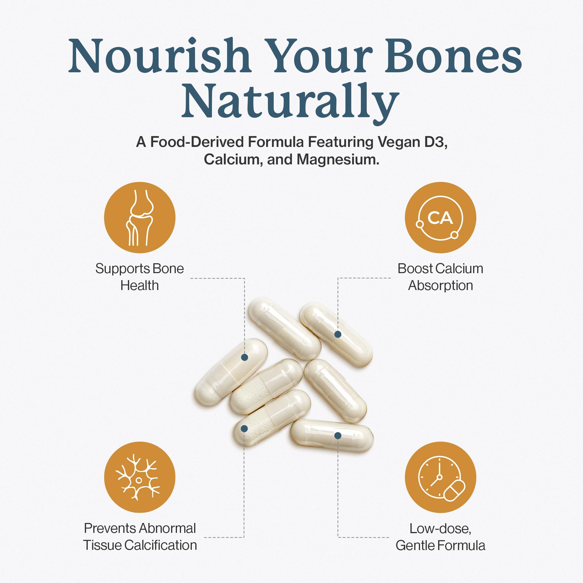 Dr. Fuhrman Osteo Bone Health Supplement | Wholefood Supplement for Women & Men | Vitamin for Bone Density | Organic Vitamin D3, Calcium, Magnesium & K2 | Natural Ingredients | 120 Caps Dr. Fuhrman uk supplements