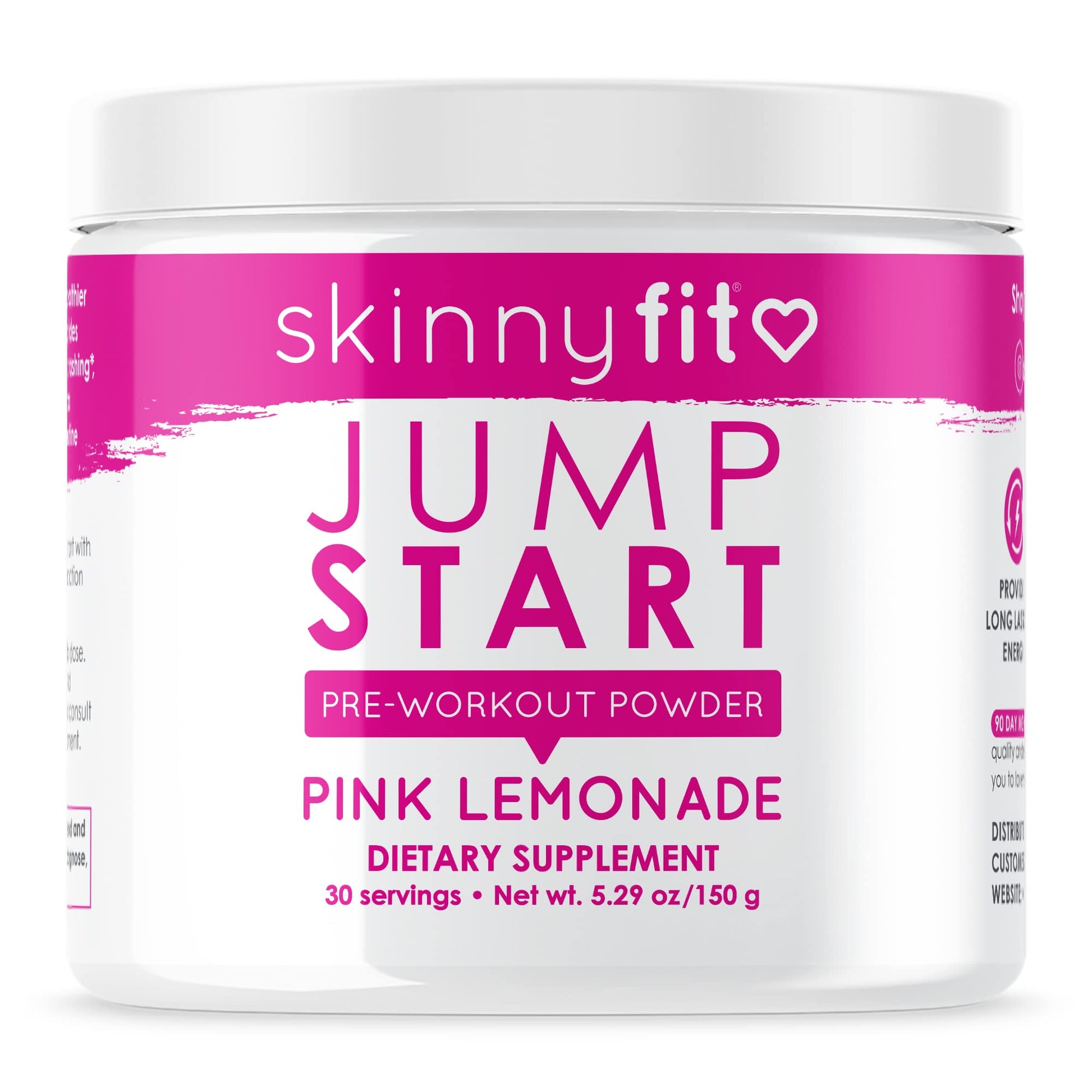 SkinnyFit Jump Start Pre Workout Supplement for Women 30 Servings - Creatine Free SkinnyFit uk supplements