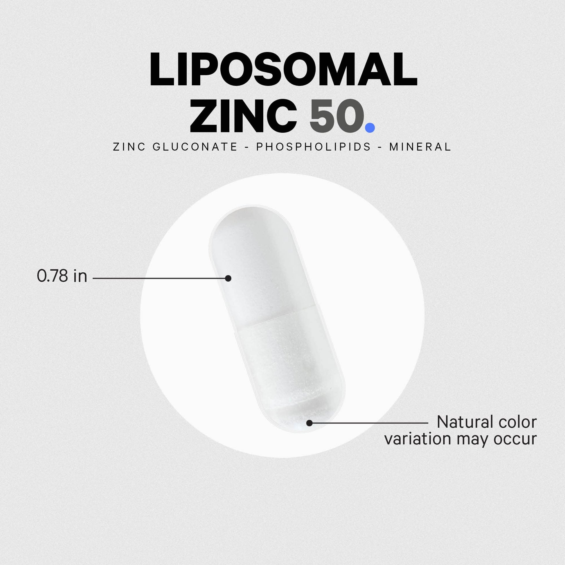 Codeage Liposomal Zinc Supplement – 3 Month Supply – One Per Day - 50 mg Zinc Gluconate Vitamin Pills - Essential Mineral Supplements Liposomal Delivery Matrix - Vegan Non-GMO - 100 Capsules Codeage uk supplements