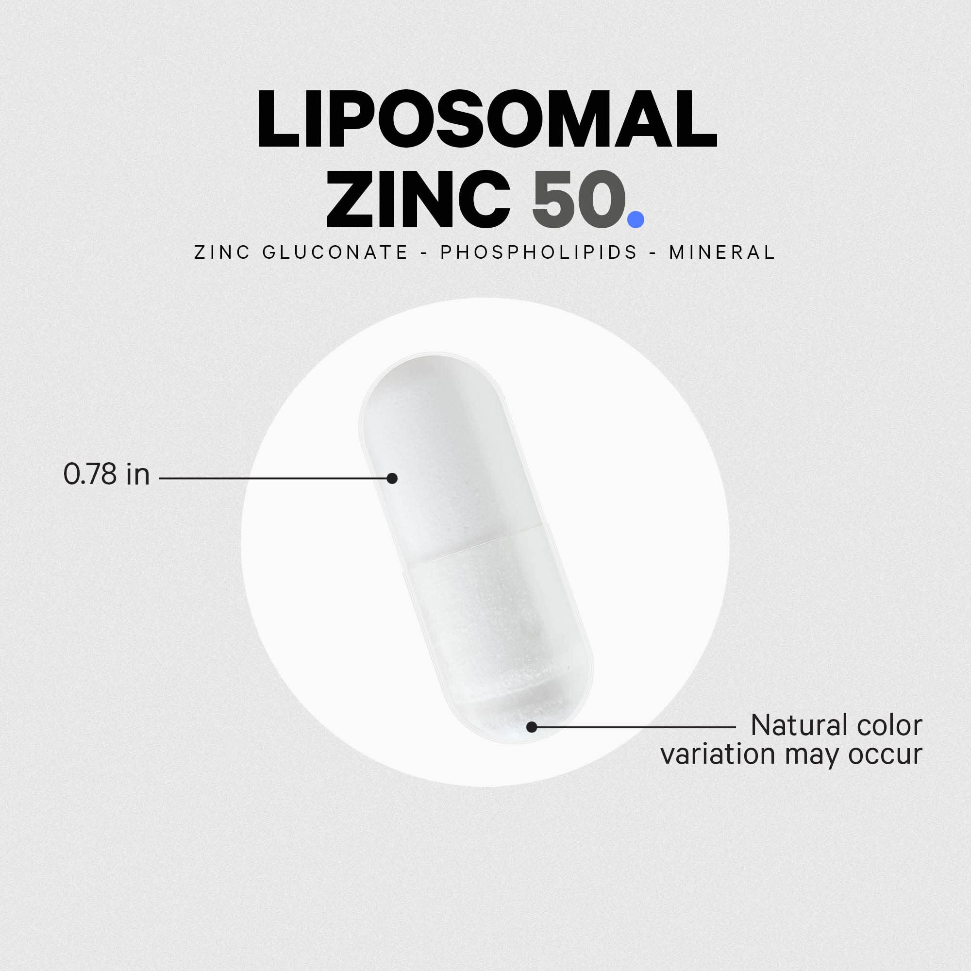 Codeage Liposomal Zinc Supplement – 3 Month Supply – One Per Day - 50 mg Zinc Gluconate Vitamin Pills - Essential Mineral Supplements Liposomal Delivery Matrix - Vegan Non-GMO - 100 Capsules Codeage uk supplements