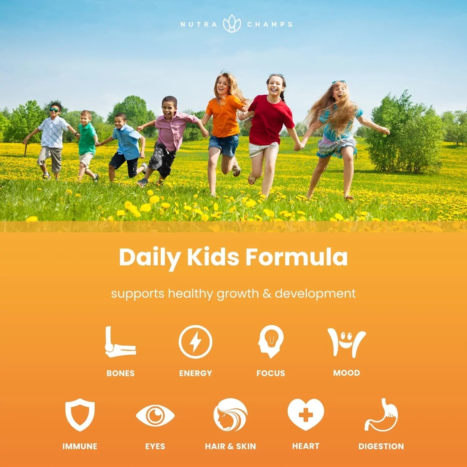 NutraChamps Kids Multivitamins & Kids Magnesium Gummies NutraChamps uk supplements