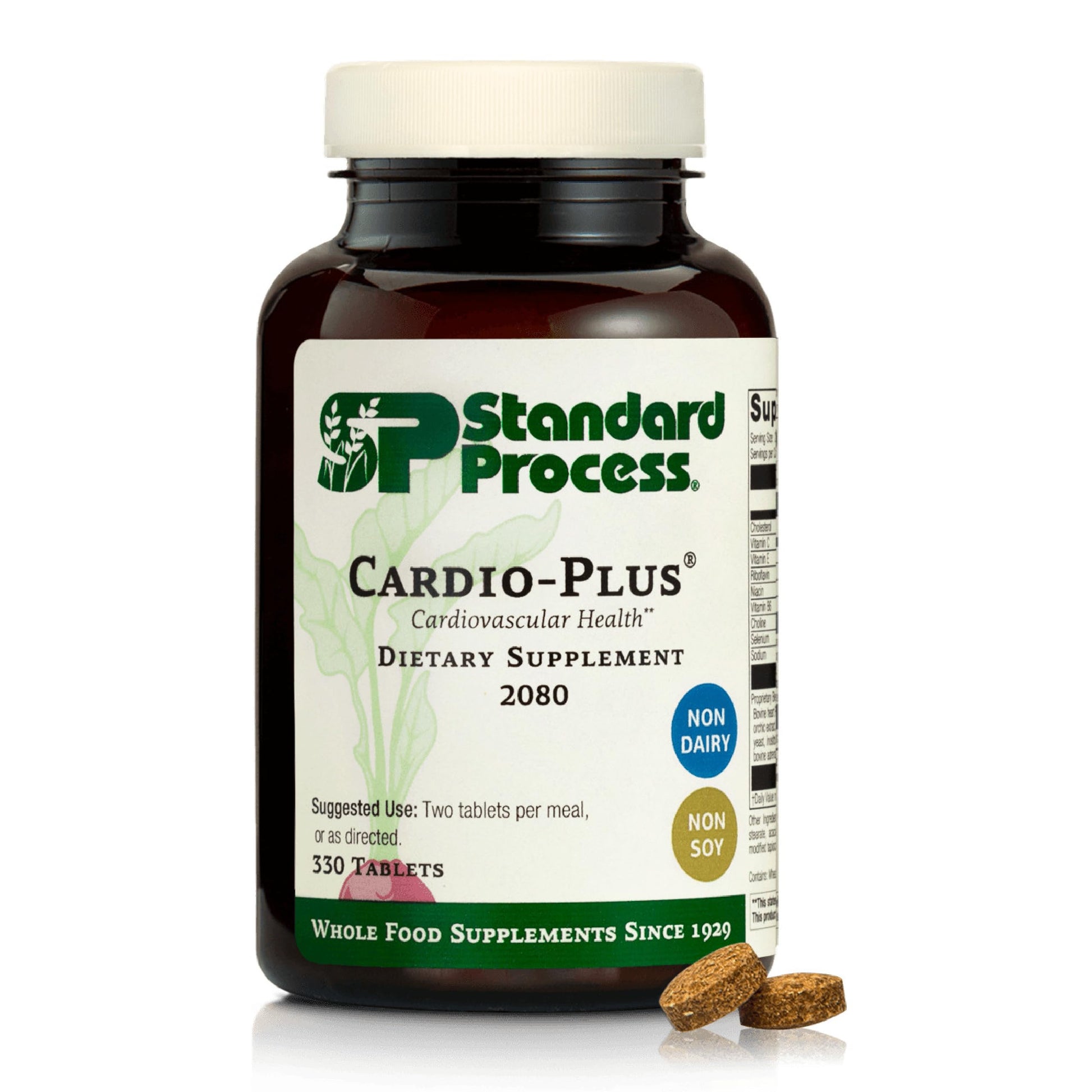 Standard Process Inc. Cardio-Plus - Antioxidant Support - Heart Health, Circulation & Blood Flow Supplement with Vitamin B6, Niacin & Riboflavin - Energy Metabolism Supplement - 330 Tablets Standard Process Inc. uk supplements
