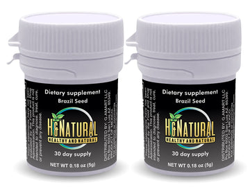 H&Natural 2 Pack! Brazil Seed Dietary Supplement 60 Pieces, Pure Natural Semilla de Brasil H&Natural uk supplements