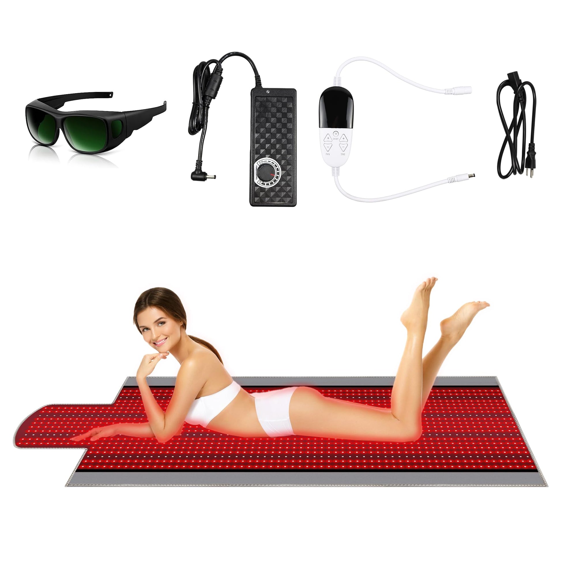 Near Infrared Light Therapy Blanket for Full Body, 1370pcs 660nm & 850nm LED Light Therapy Device Rutollmit uk supplements