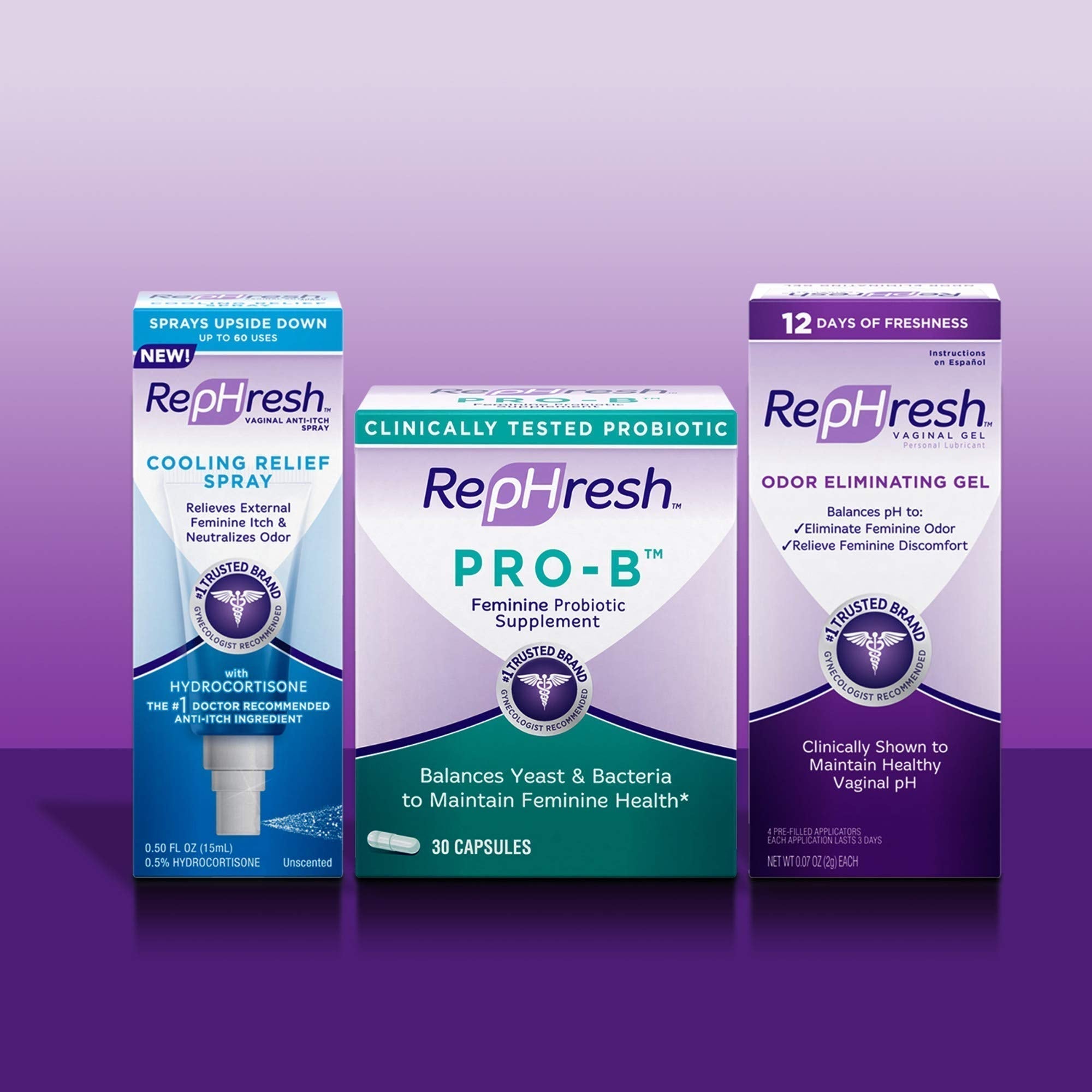 RepHresh Odor Eliminating Vaginal Gel, 4ct (0.07oz) RepHresh uk supplements