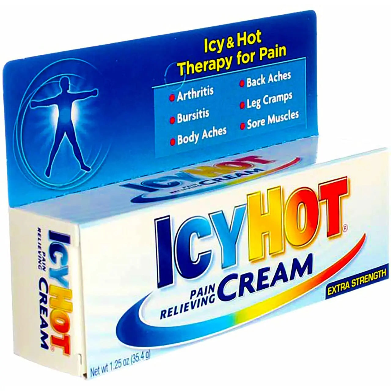 ICY Hot Pain Relieving Cream 1.25 Ounce Extra Strength (37ml) (2 Pack) Icy Hot uk supplements
