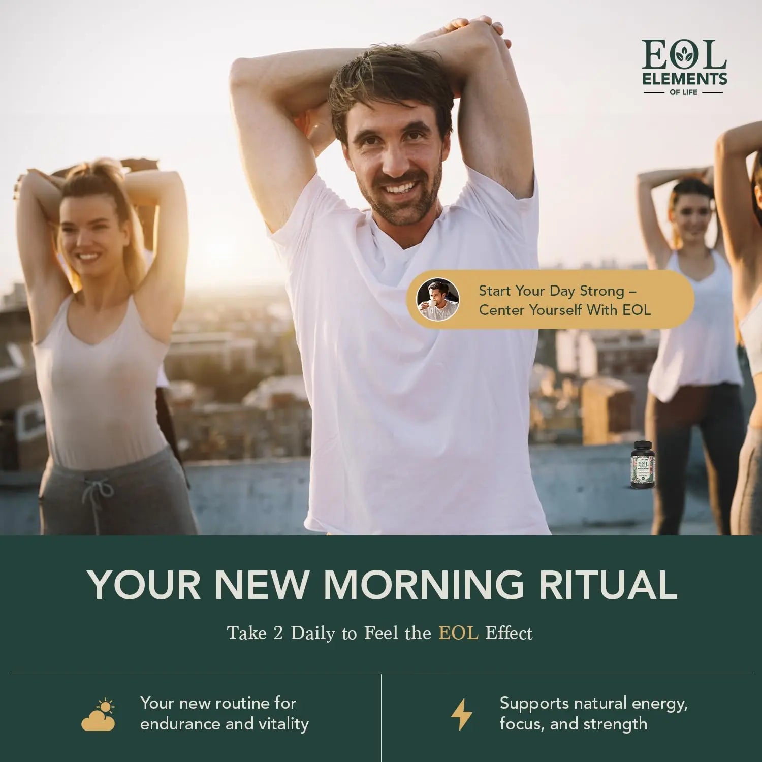 Multivitamin for Men with Vitamin D, K2, Zinc, Vitamin B12, A, E, B6, Calcium – Immune Health & Energy Support Daily Mens Multivitamins Elements of LIfe uk supplements