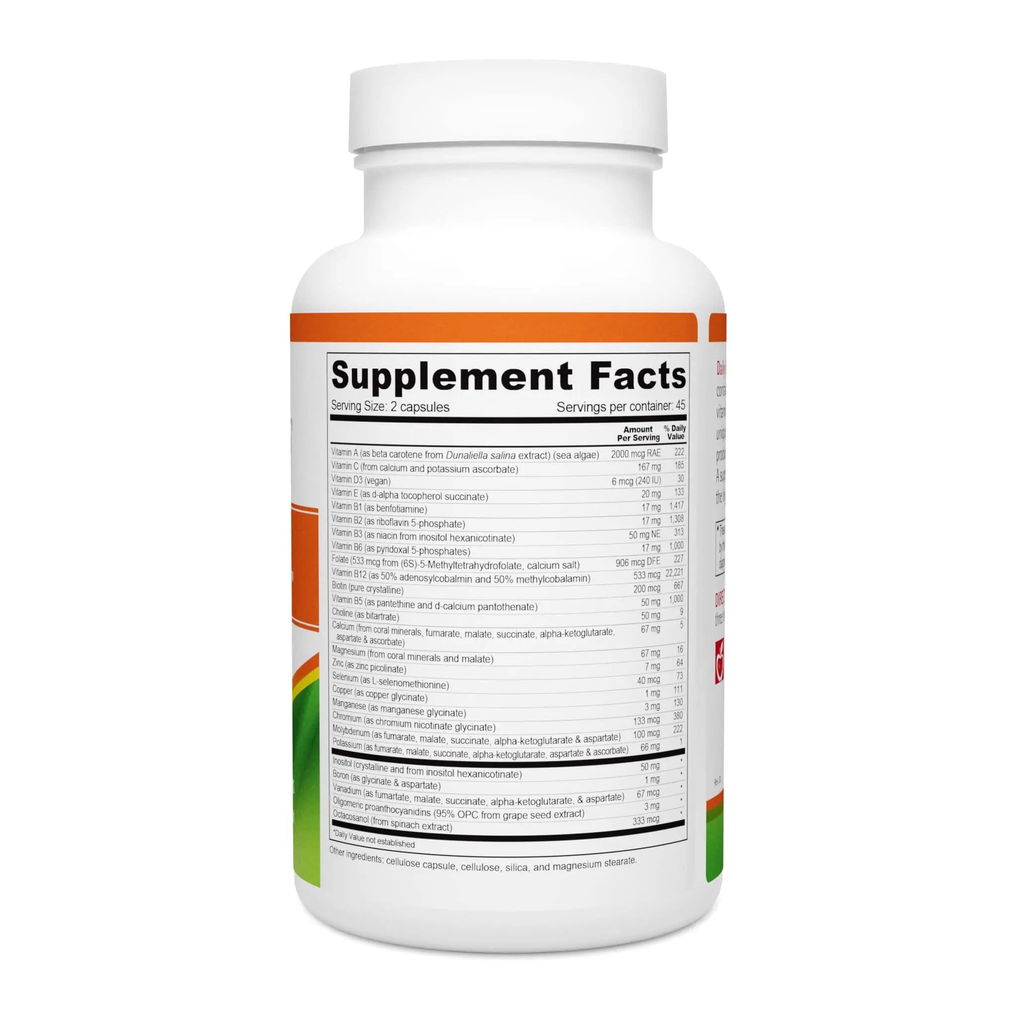 Wellness Resources Daily Energy Multiple Vitamin - 90 Capsules - Methylated Daily MTHFR Multivitamin Without Iron Wellness Resources uk supplements