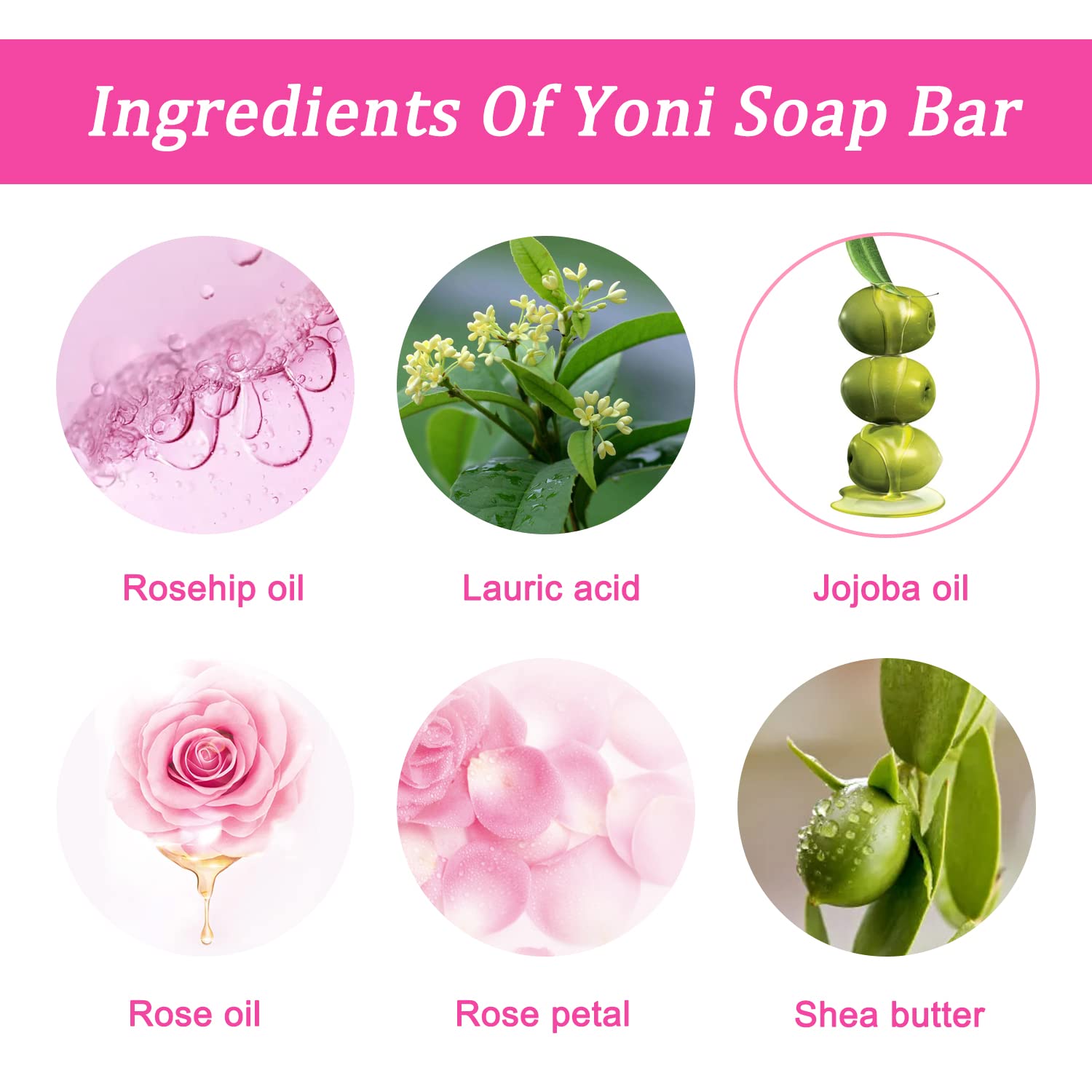 Yoni Soap Bars Vaginal Wash 2 PCS, 100% Natural Organic Yoni Bar Soap for Women Ph Balance Yoni BASSI uk supplements