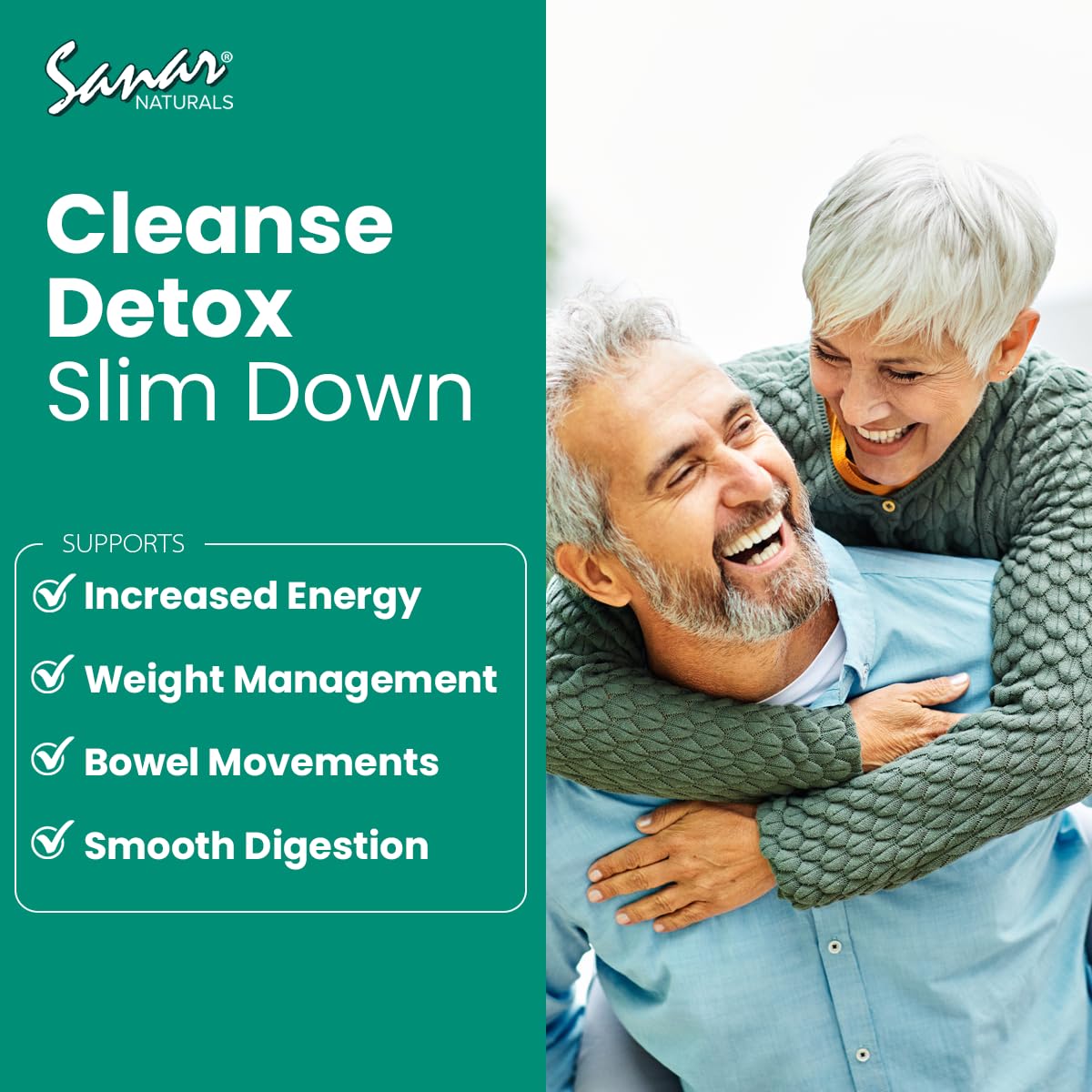 Sanar Naturals Colon Cleanser - Herbal Blend with Probiotics and Fibers - Digestive Health Sanar Naturals uk supplements