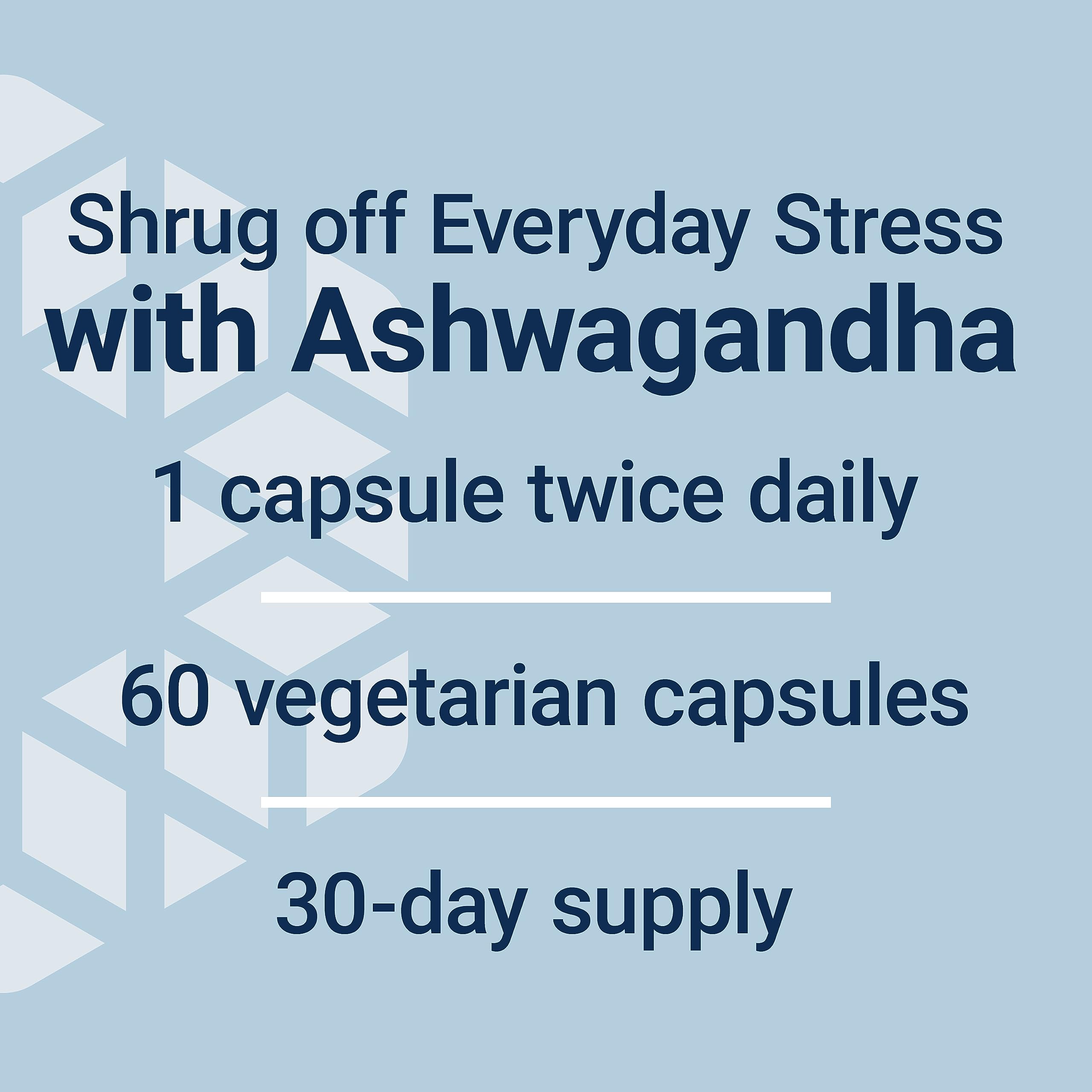 Life Extension Optimized Ashwagandha - Stress Management Supplement for a Healthy Stress Response, Focus, Memory, Stress Relief - Vegetarian, Gluten-Free, Non-GMO, 60 Capsules Life Extension uk supplements