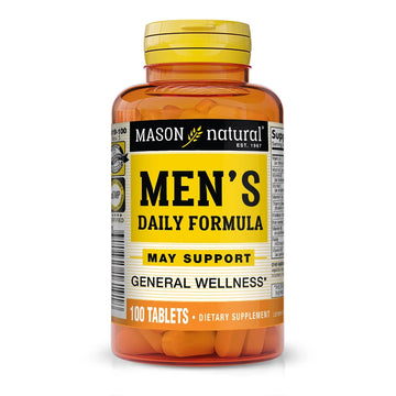 MASON NATURAL, Mens Daily Formula Equivalent to One a Day Mens Brand Tablets - 100 ea MASON NATURAL uk supplements