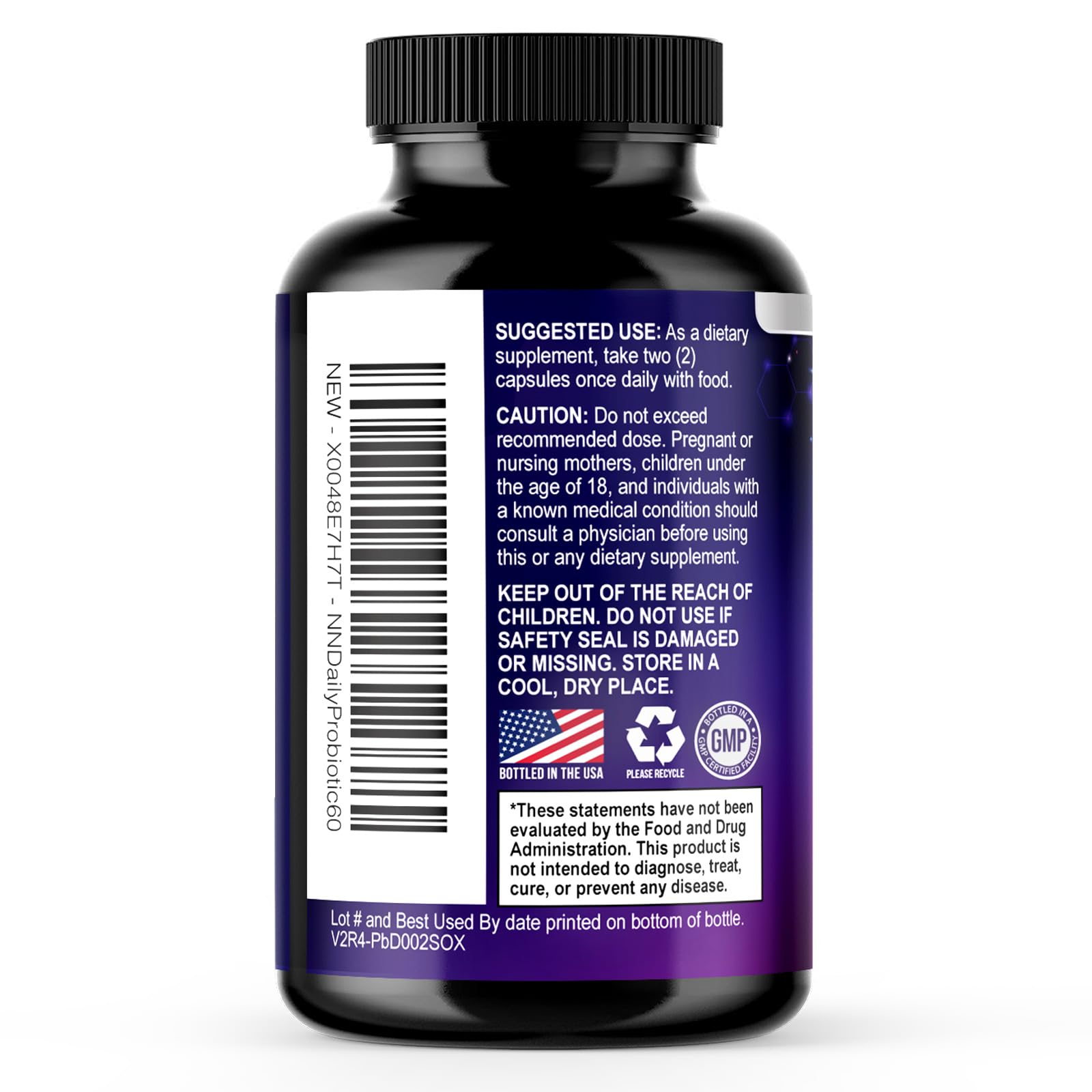 Probiotics 100 Billion CFU Per Serving - 10 Probiotic Strains & Prebiotics - Digestive Gut Health, Immune Support & Occasional Constipation, Gas & Bloating - Daily Supplement For Adults - 60 Capsules Nature's Nutrition uk supplements