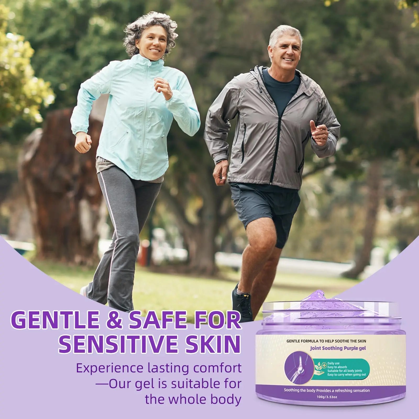 Nodfens Joint Pain Gel, Purple Relief Soothing Massage Cream for Knees, Neck, Feet, Hand Whole Body Nodfens uk supplements