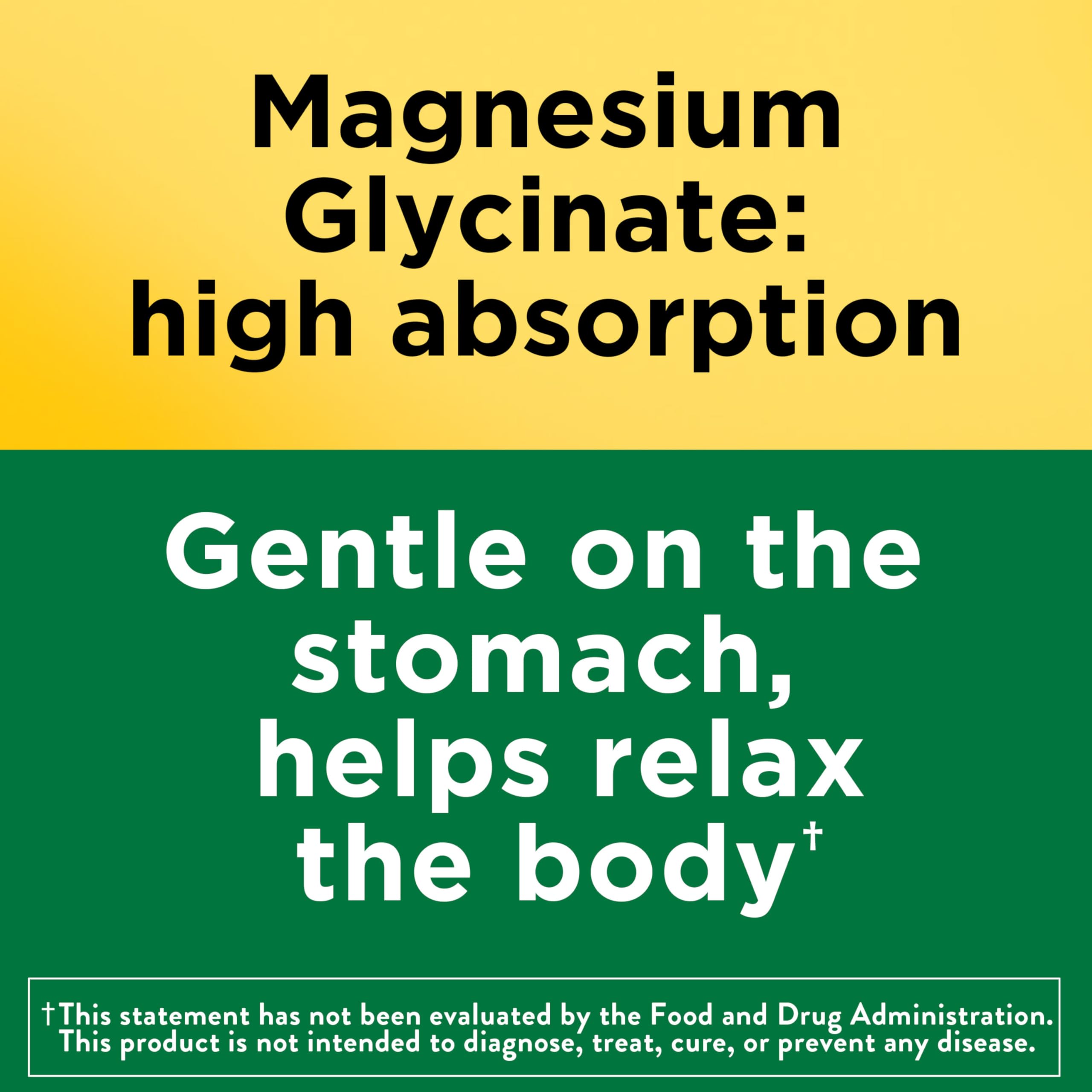 Nature Made Magnesium Glycinate 200 mg per Serving, Magnesium Supplement for Muscle, Heart, Nerve and Bone Support, 60 Magnesium Bisglycinate Capsules, 30 Day Supply Nature Made uk supplements