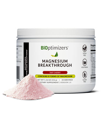 BIOptimizers Magnesium Breakthrough Drink - 8 Forms of Magnesium, Electrolytes, Sleep Health, Stress, Muscle Recovery, Heart Support | Glycinate, Citrate, Malate- Tart Cherry BIOptimizers uk supplements