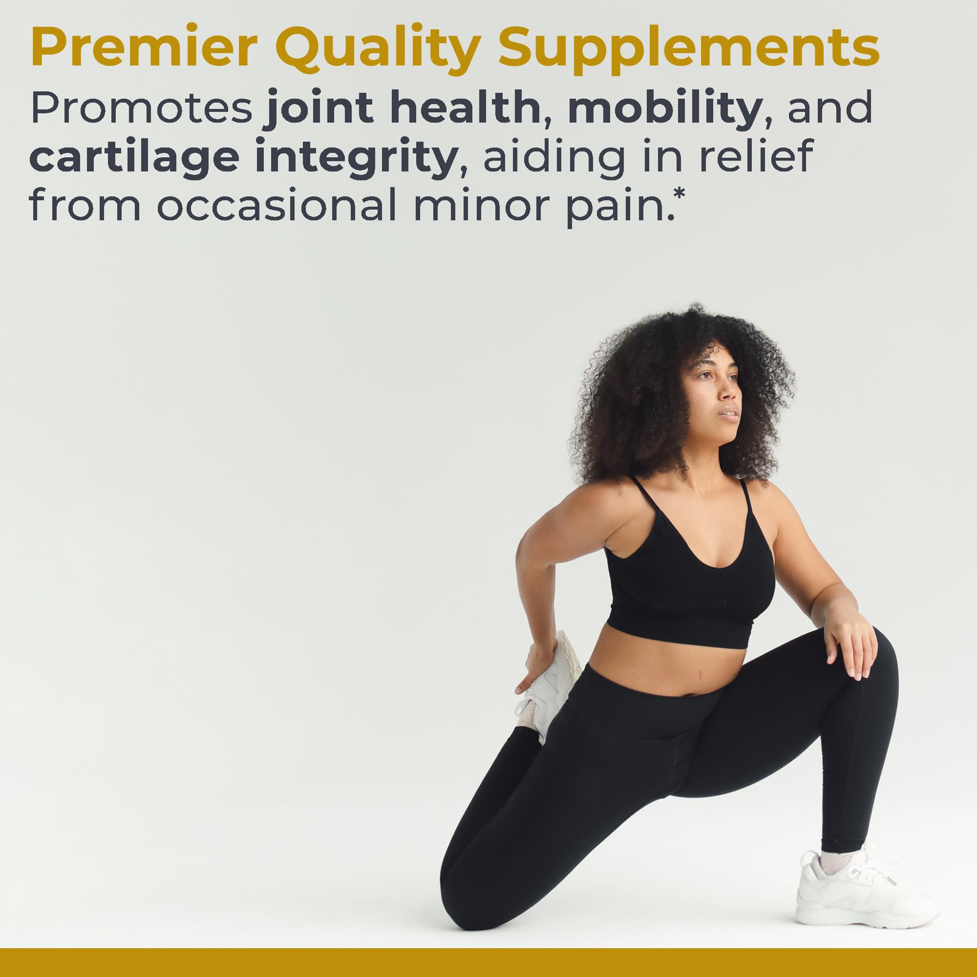 Premier Research Labs Joint & Disc Support Supplement - for Men & Women, Glucosamine, Joint Mobility and Muscle Health, Cartilage Repair, Gluten Free, Plant-Sourced - 90 Capsules Premier Research Labs uk supplements