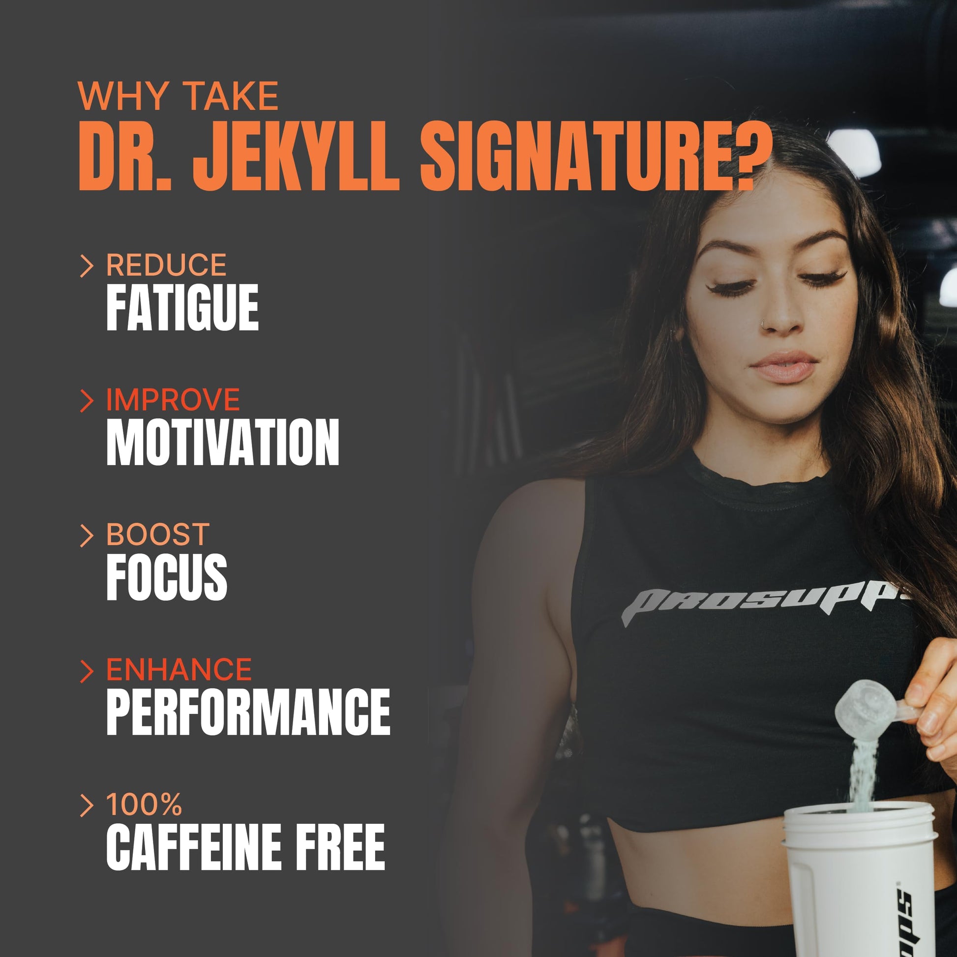 PROSUPPS Dr. Jekyll Signature Pre-Workout Powder, Stimulant & Caffeine Free, Intense PROSUPPS uk supplements