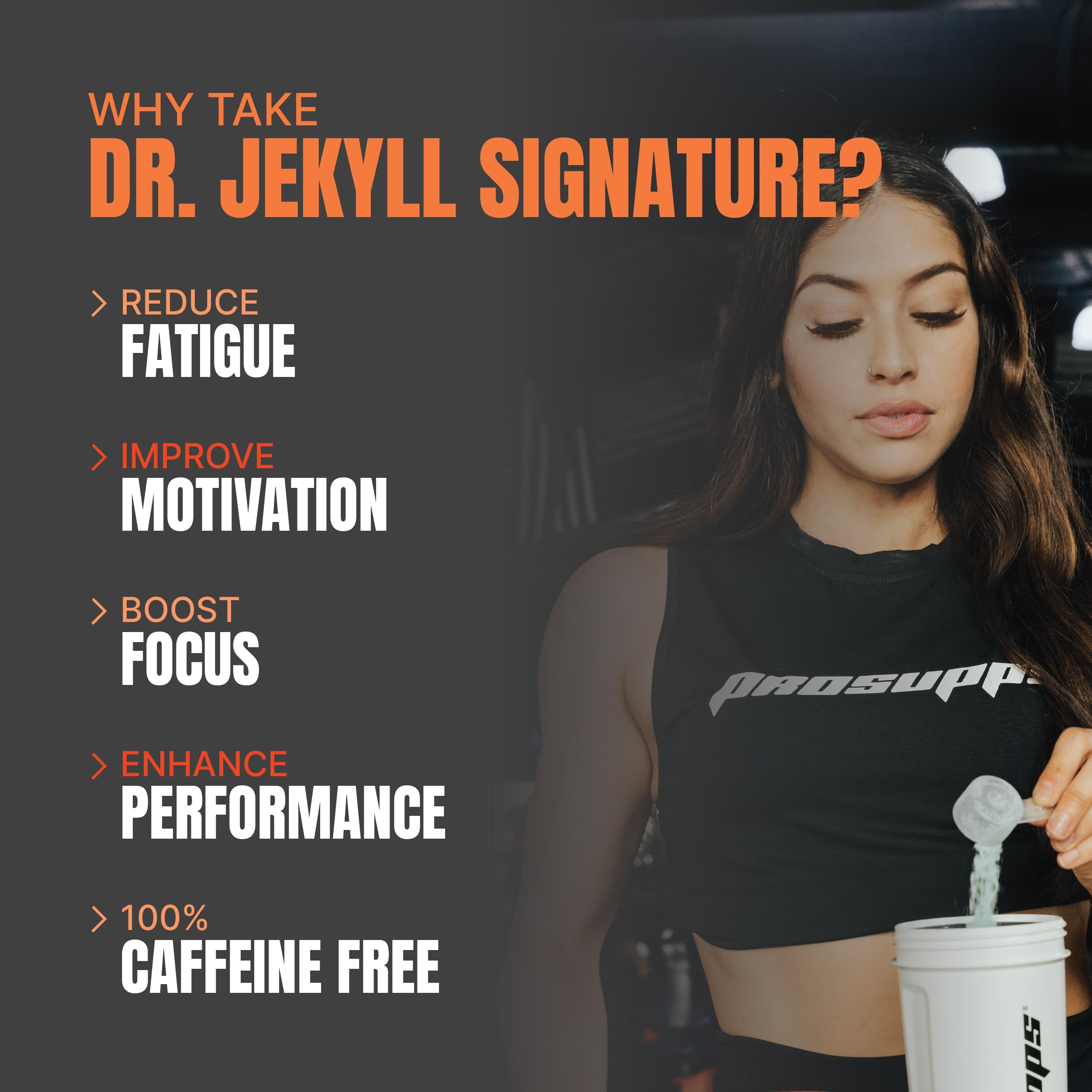 PROSUPPS Dr. Jekyll Signature Pre-Workout Powder, Stimulant & Caffeine Free, Intense PROSUPPS uk supplements