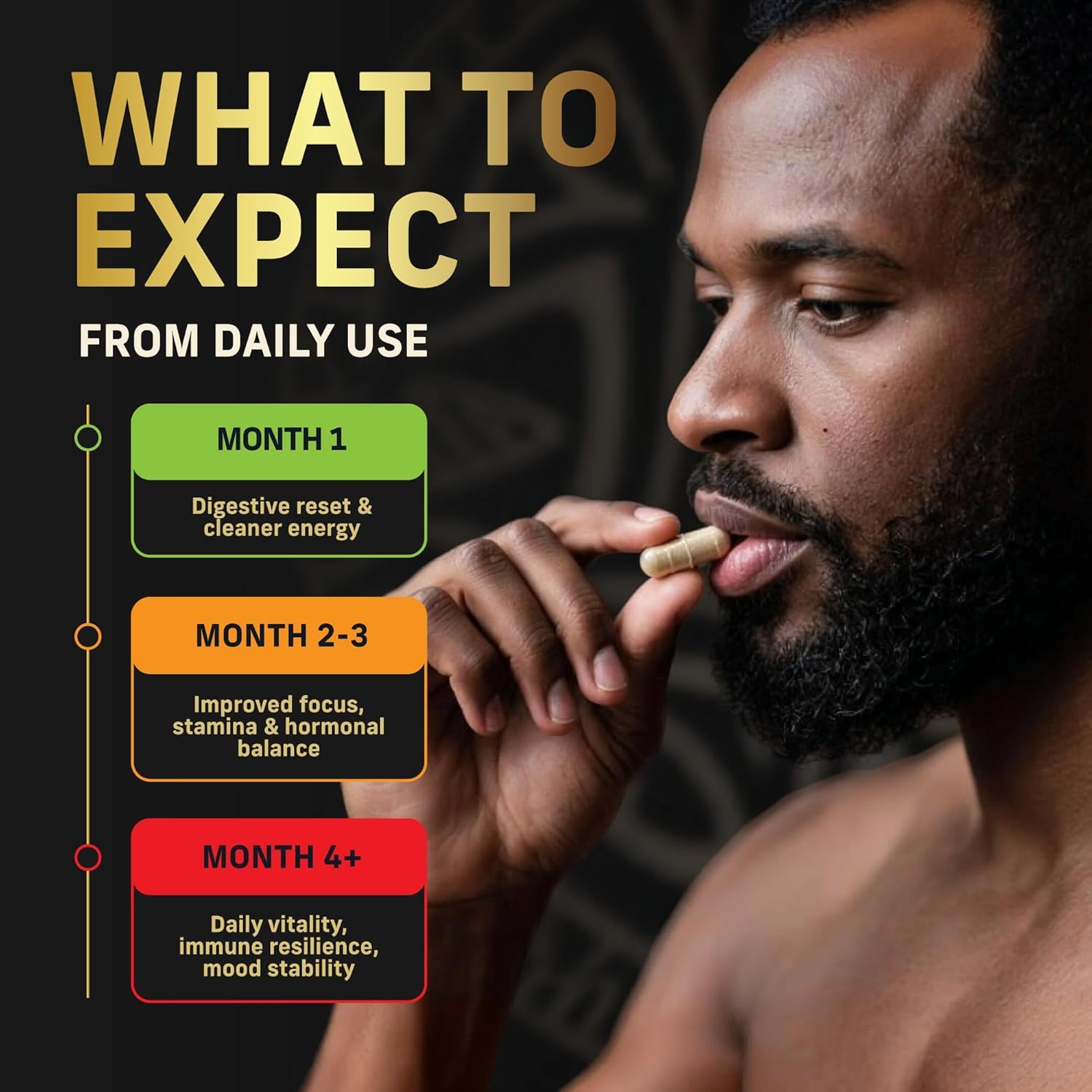 Alpha Tribe Multivitamin for Men with Sea Moss, Black Seed Oil, Ashwagandha, Turmeric, Bladderwrack, Burdock, Vitamin C, Elderberry, Manuka | Daily Vitamins & Minerals Supplement Capsules - 240 Count Alpha Tribe uk supplements