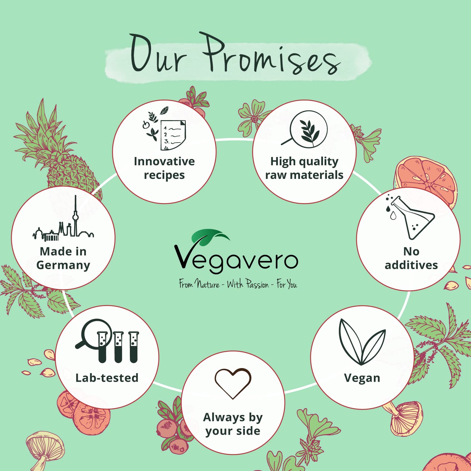 Vegavero Vegan Collagen Complex + Hyaluronic Acid | NO Additives | Vegan Collagen Powder Vollagen® | Essential Amino Acids | 120 Capsules Vegavero uk supplements