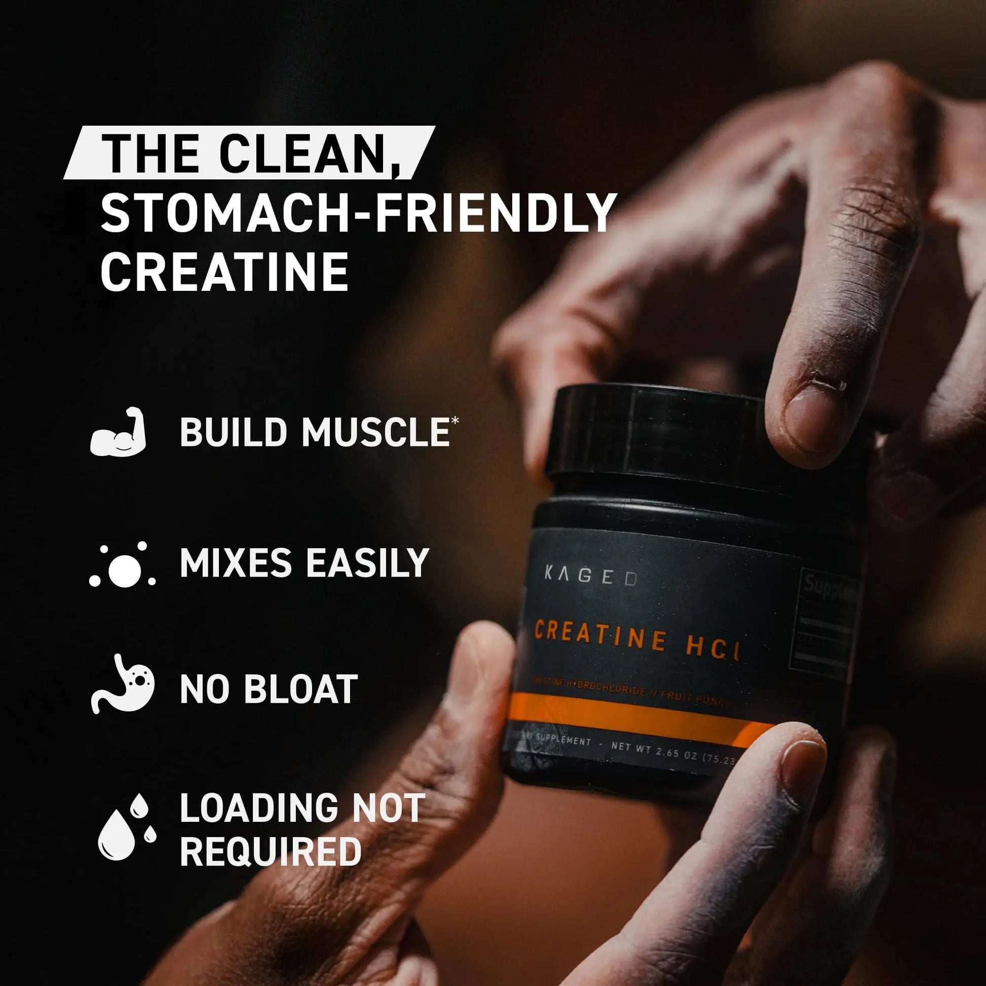 Kaged Creatine HCl Capsules | 7X Concentrated vs Mono | Muscle Building & Recovery | High Absorption | No Bloating | Creatine for Men & Women Kaged uk supplements