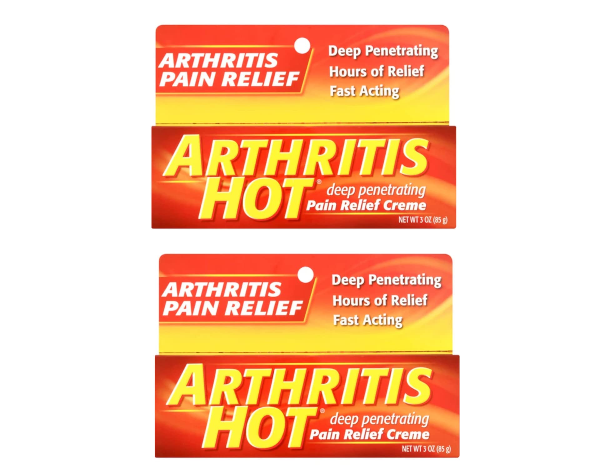 Arthritis Hot Pain Relief Creme 3 oz (Pack of 2) Chattem uk supplements