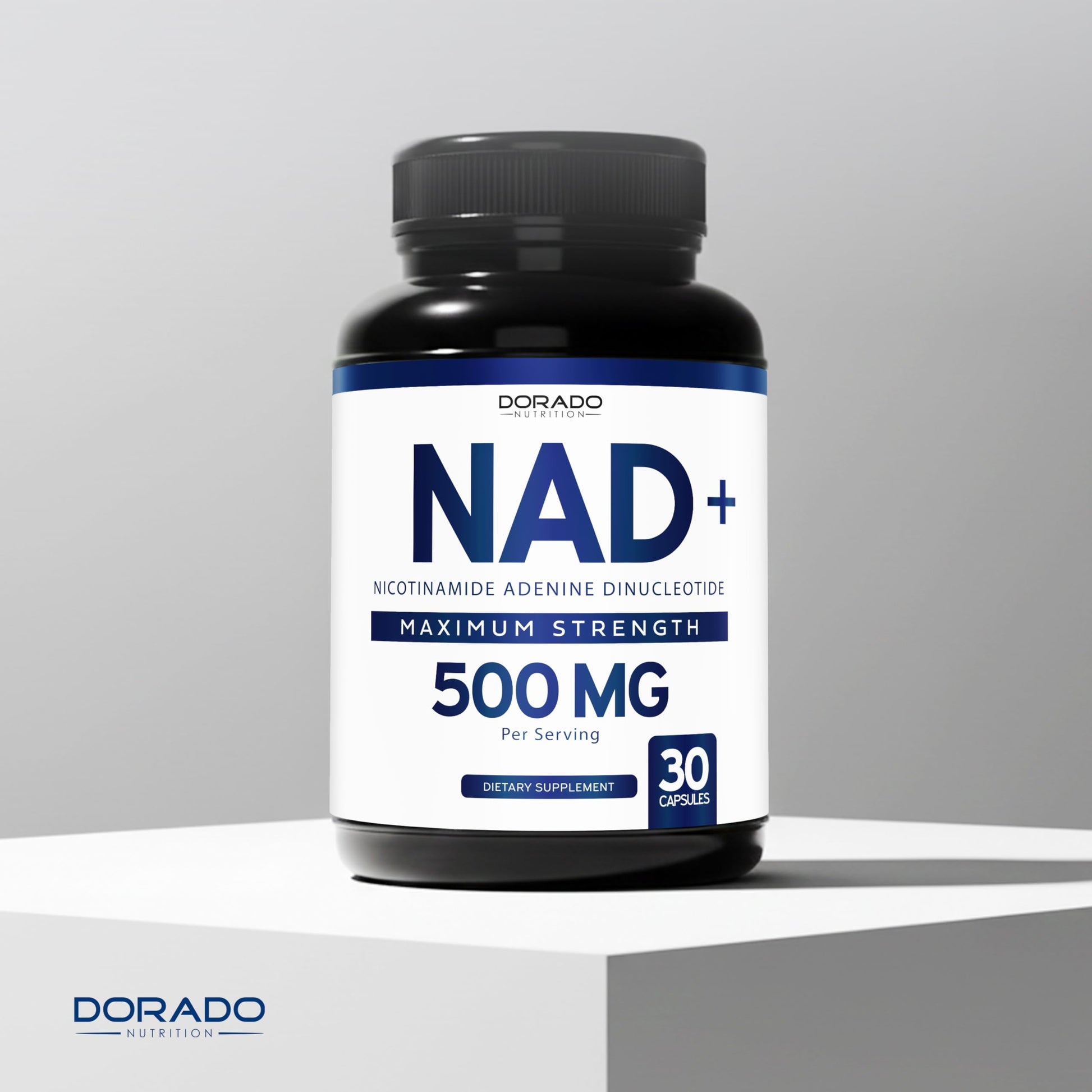 NAD Supplement (500mg of 95% Pure NAD+ Per Serving) NMN Supplement, NAD Nicotinamide Riboside Support (Third Party Tested, Vegan Safe, Non-GMO, No Fillers, & Made in the USA - 30 Vegan Capsules) DORADO NUTRITION uk supplements