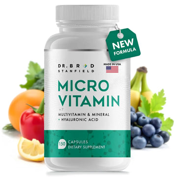 Dr Brad Stanfield Daily Low Dose MultiVitamin & Mineral for Men & Women to Support Cognitive Performance & Memory + Hyaluronic Acid for Skin Health Dr Brad Stanfield uk supplements