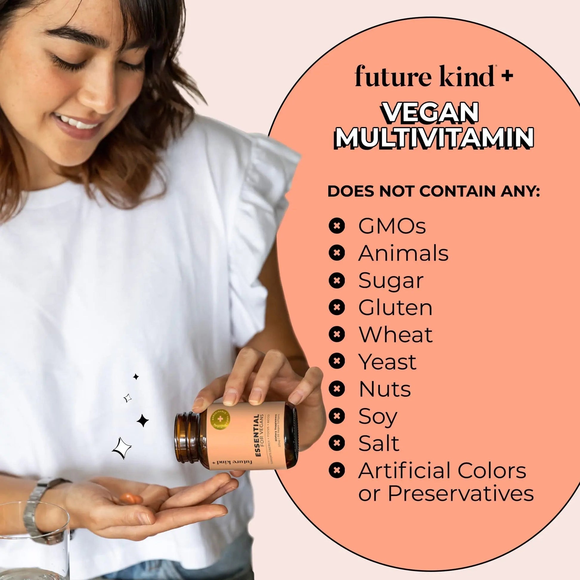 Future Kind Multivitamin Bundle - Vegan Complete Multivitamin and Vegan Essential Multivitamin - Vegan Vitamin B12, Omega 3, and Vitamin D3 - Complete Multivitamin, 42 Vitamins in 1 for Men and Women Future Kind uk supplements