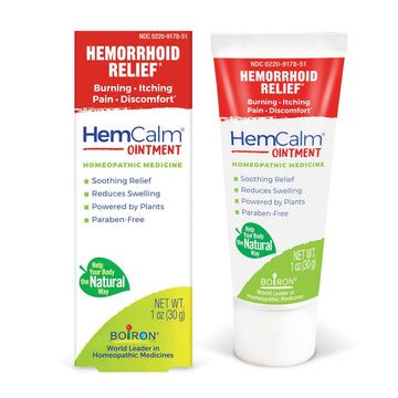 Boiron HemCalm Ointment for Hemorrhoid Relief of Pain, Itching, Swelling or Discomfort - 1 oz Boiron uk supplements