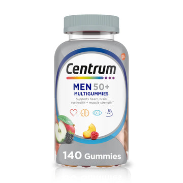 Centrum MultiGummies for Men 50 Plus, Multivitamin/Multimineral Supplement with Vitamins D3, E, B6, and B12 Centrum uk supplements