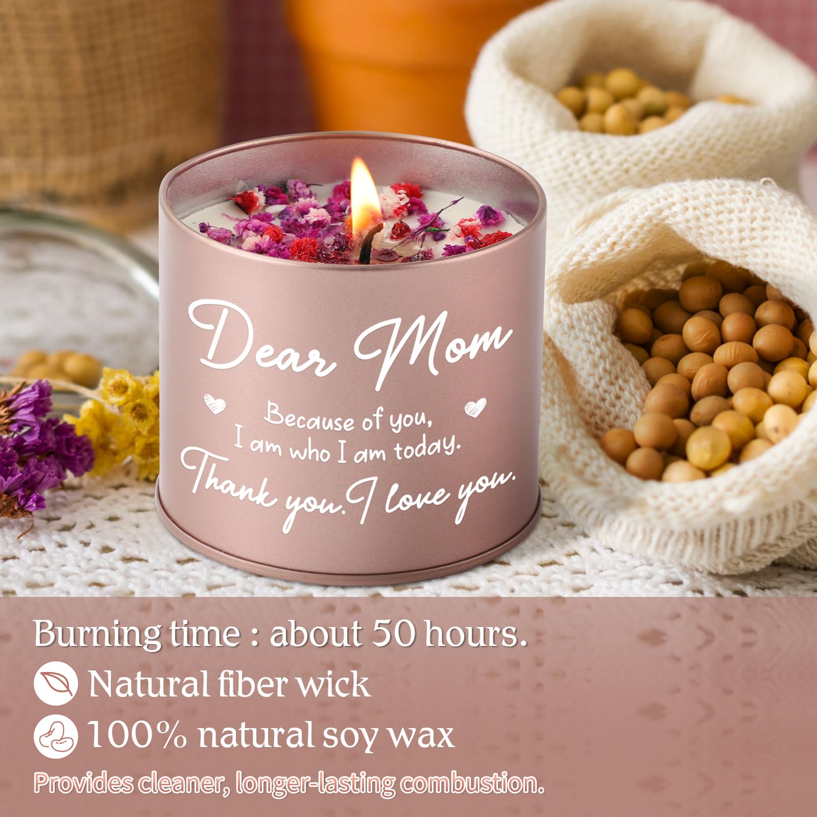 BLUMUZE Mom Gift for Birthday, Mothers Day Gifts 9oz Lavender Scented Candle for Mom, Candles Gifts Blumuze uk supplements