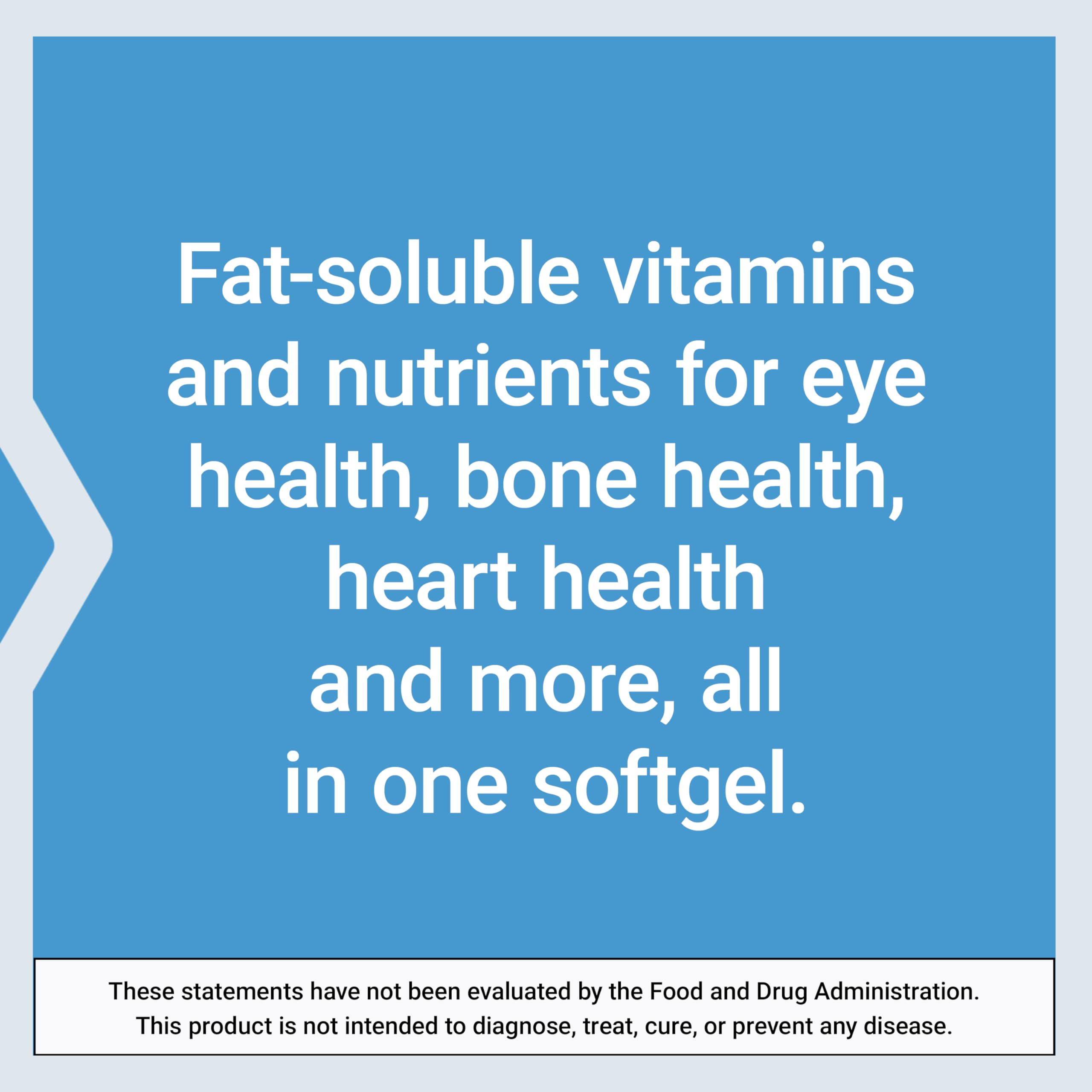 Life Extension Once-Daily Health Booster, Vitamins E, K1 & K2, phospholipids, Fat-Soluble nutrients for Eye Health, Bone Health, Heart Health, Gluten-Free, 1 Daily, Non-GMO, 30 softgels Life Extension uk supplements