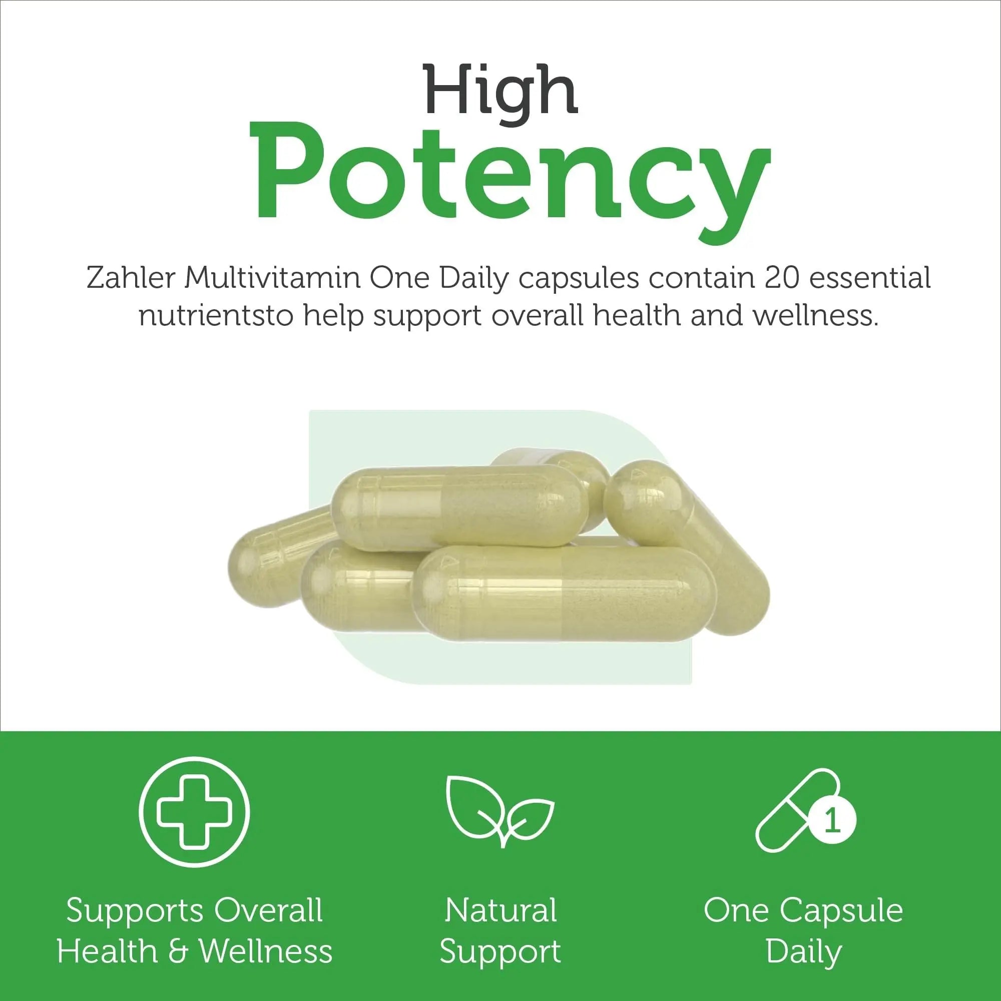 Zahler - One Daily Vegan Multivitamins for Women & Men (60 Count) Kosher Essential Vitamins & Minerals with Whole Food Spectra Blend Zahler uk supplements