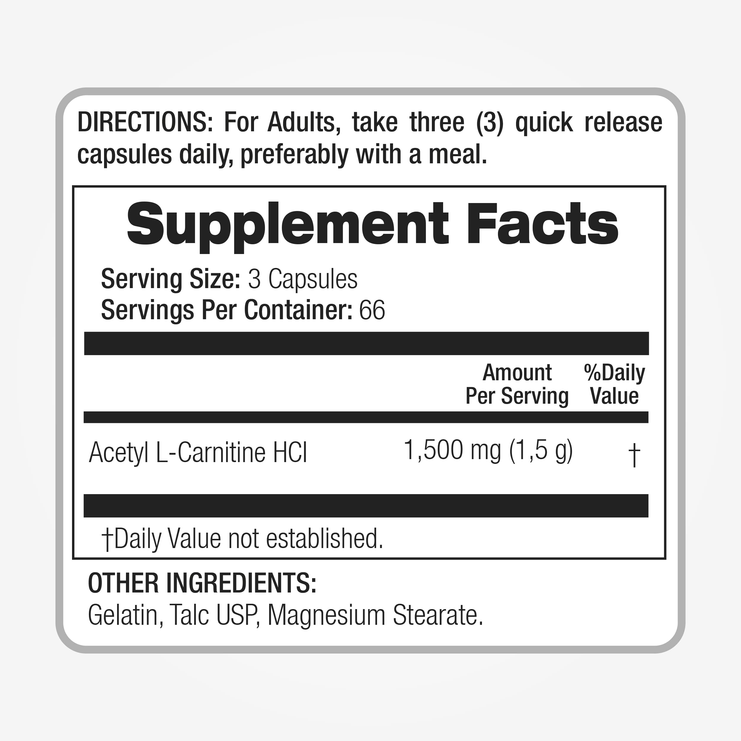 Lab - l carnitine - 1500 mg per Serving, 200 Capsules, l-carnitine - High Potency of - Acetyl FITO MEDIC'S uk supplements