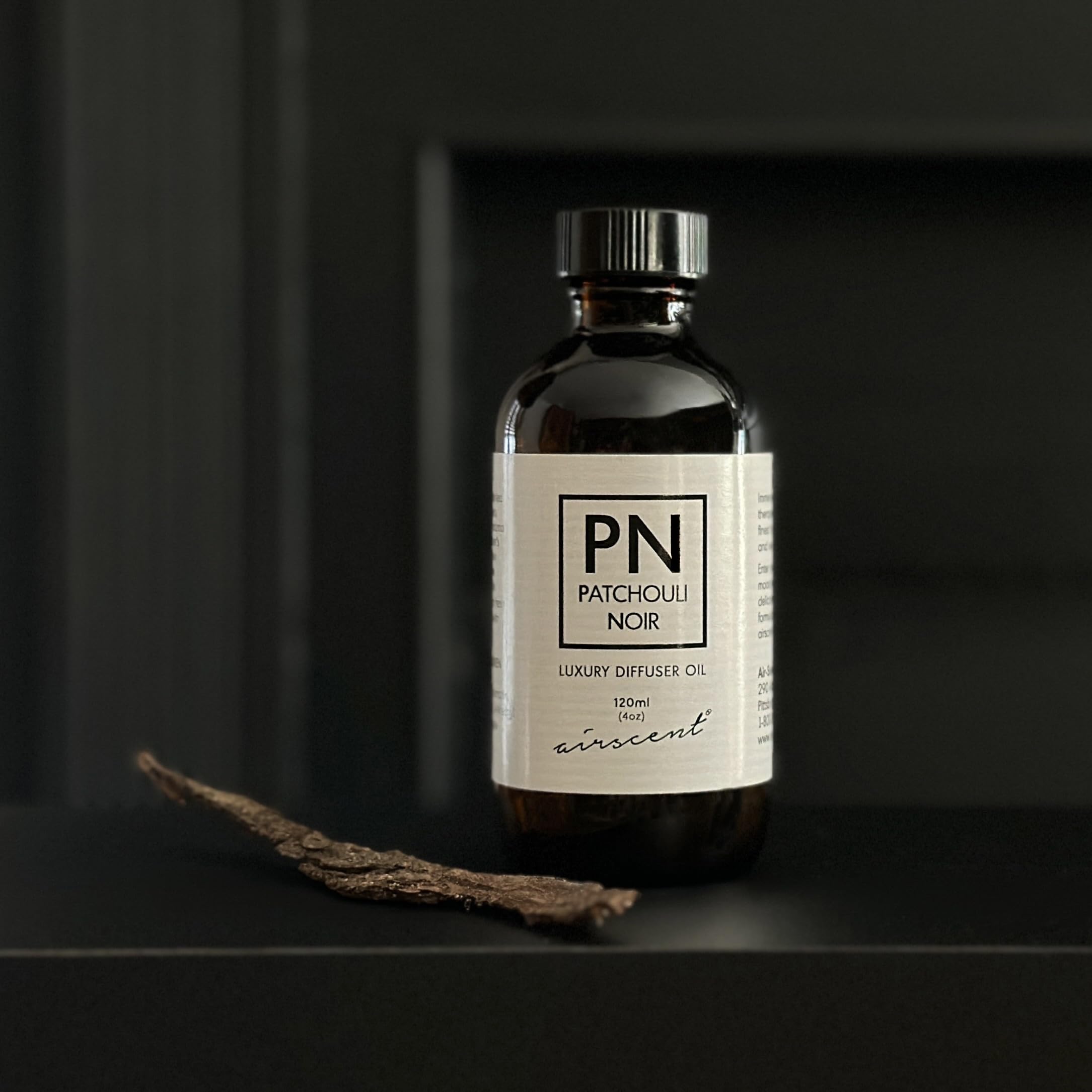 Patchouli Noir Diﬀuser Oil - Air-Scent Aroma and Essential Oil Blend - 120 Milliliter (4 ﬂ oz) Bottle Air-Scent uk supplements